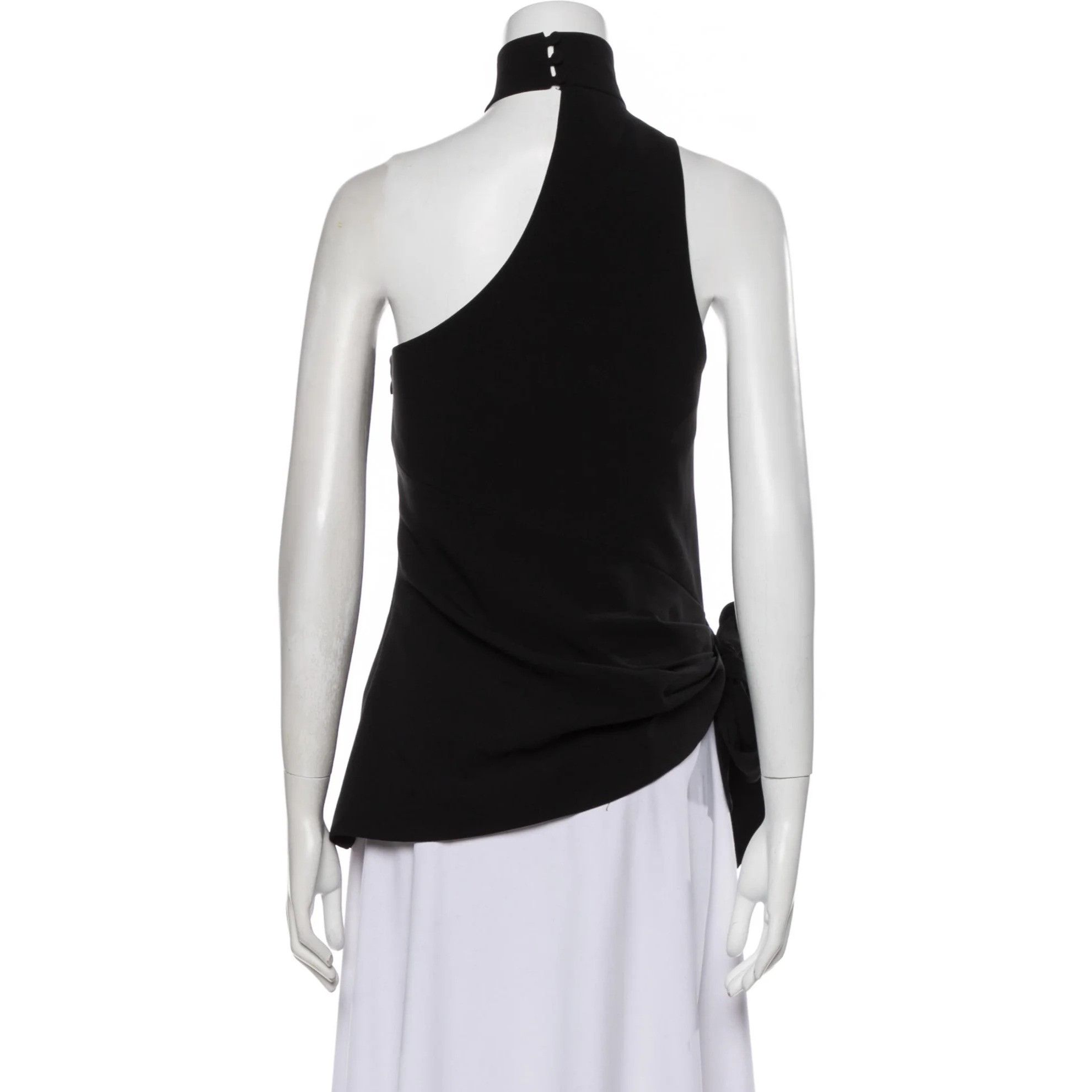 Cinq a Sept Cinq À Sept Leah Black Asymmetric Top Size S / US 4 / IT 40 - 3 Thumbnail