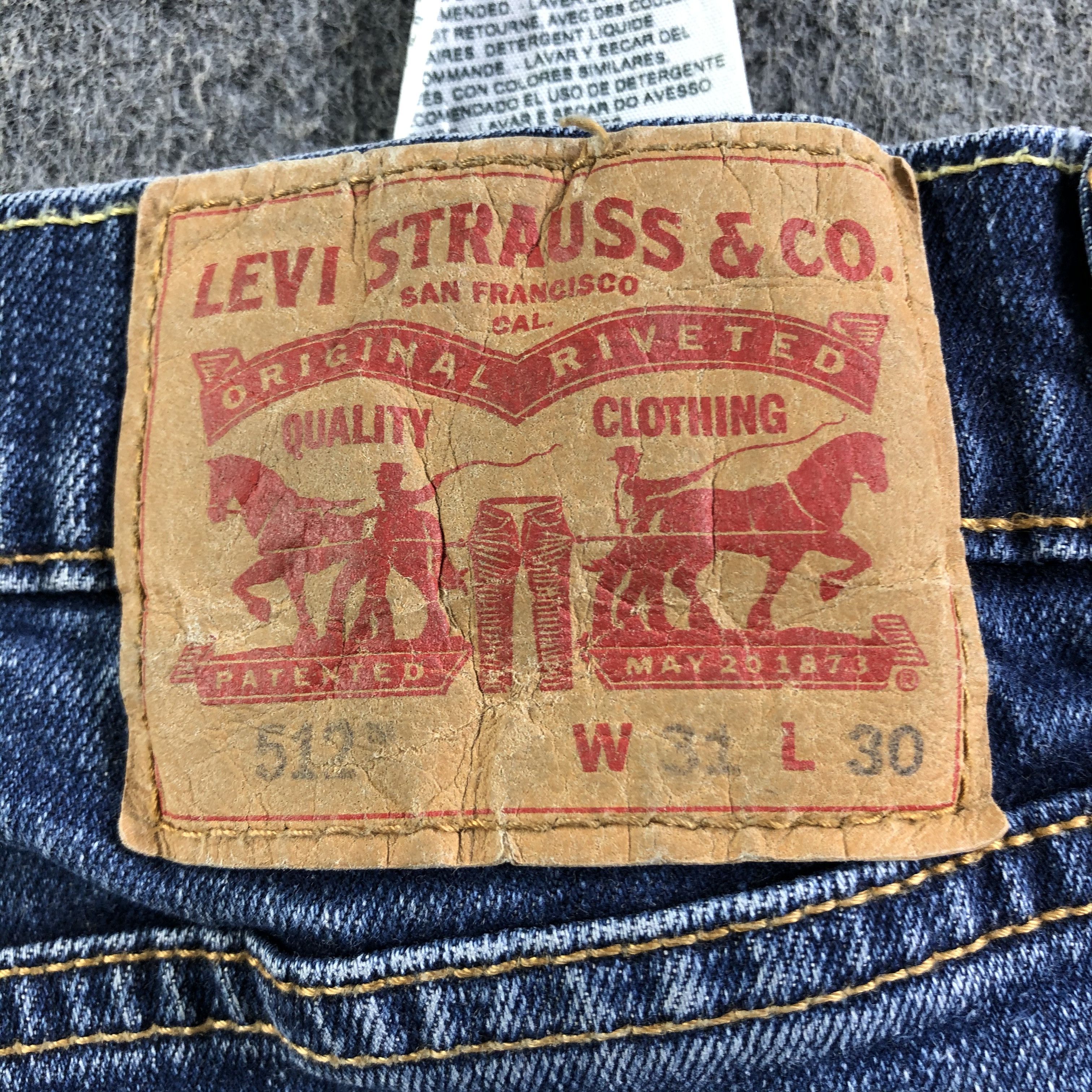 Levi's Vintage Blue Wash Levis 512 Jeans-J3695 Size US 31 - 5 Thumbnail