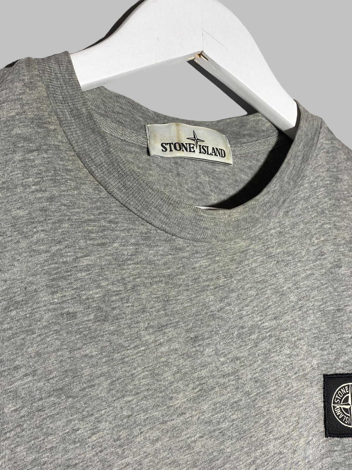 Stone Island STONE ISLAND PATCH TEE GREY ITALIAN STREETWEAR HEAT Size US S / EU 44-46 / 1 - 3 Thumbnail