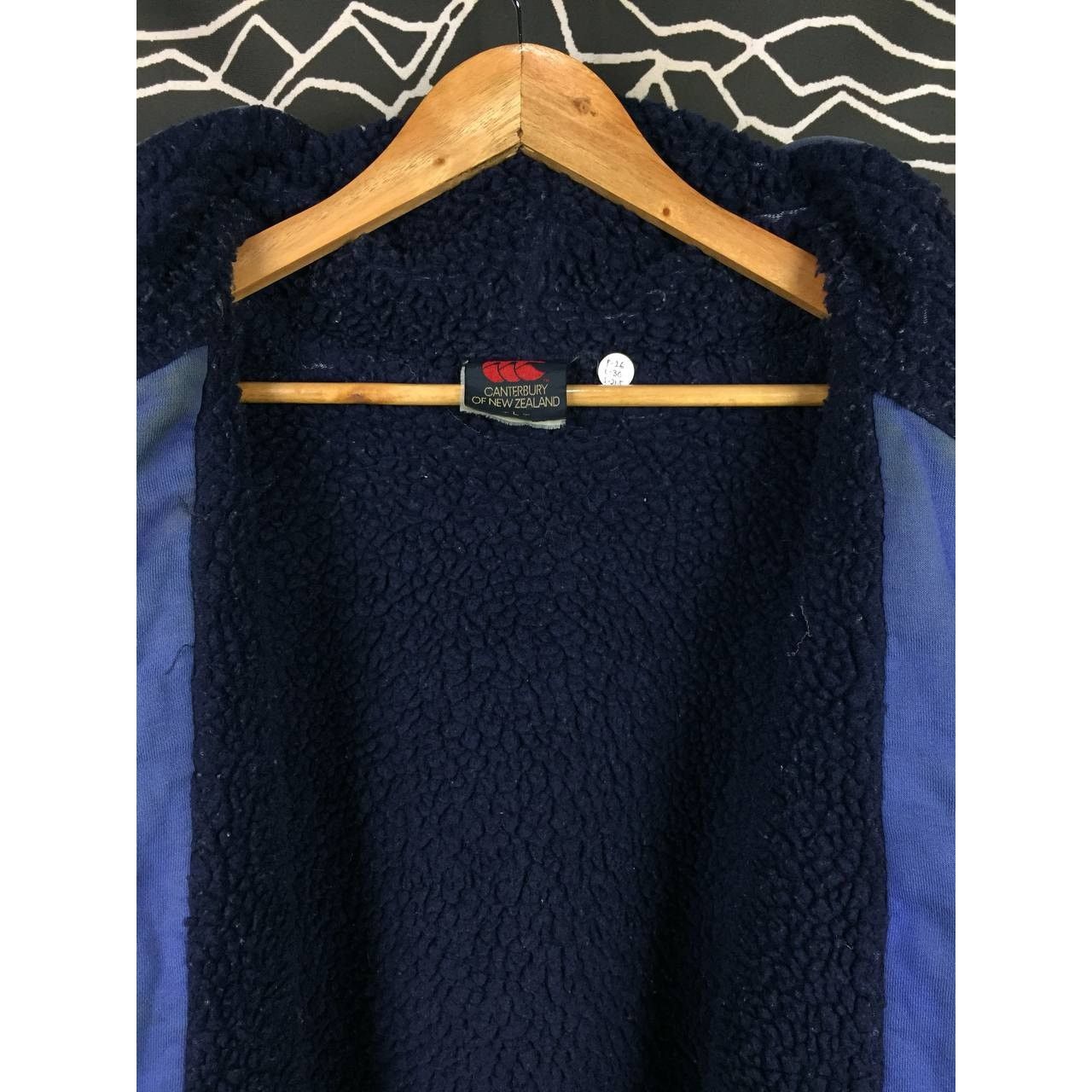 Canterbury of New Zealand × Vintage Vtg Canterbury of New Zealand Sherpa Lining Rugby Hoodie Size US L / EU 52-54 / 3 - 13 Thumbnail