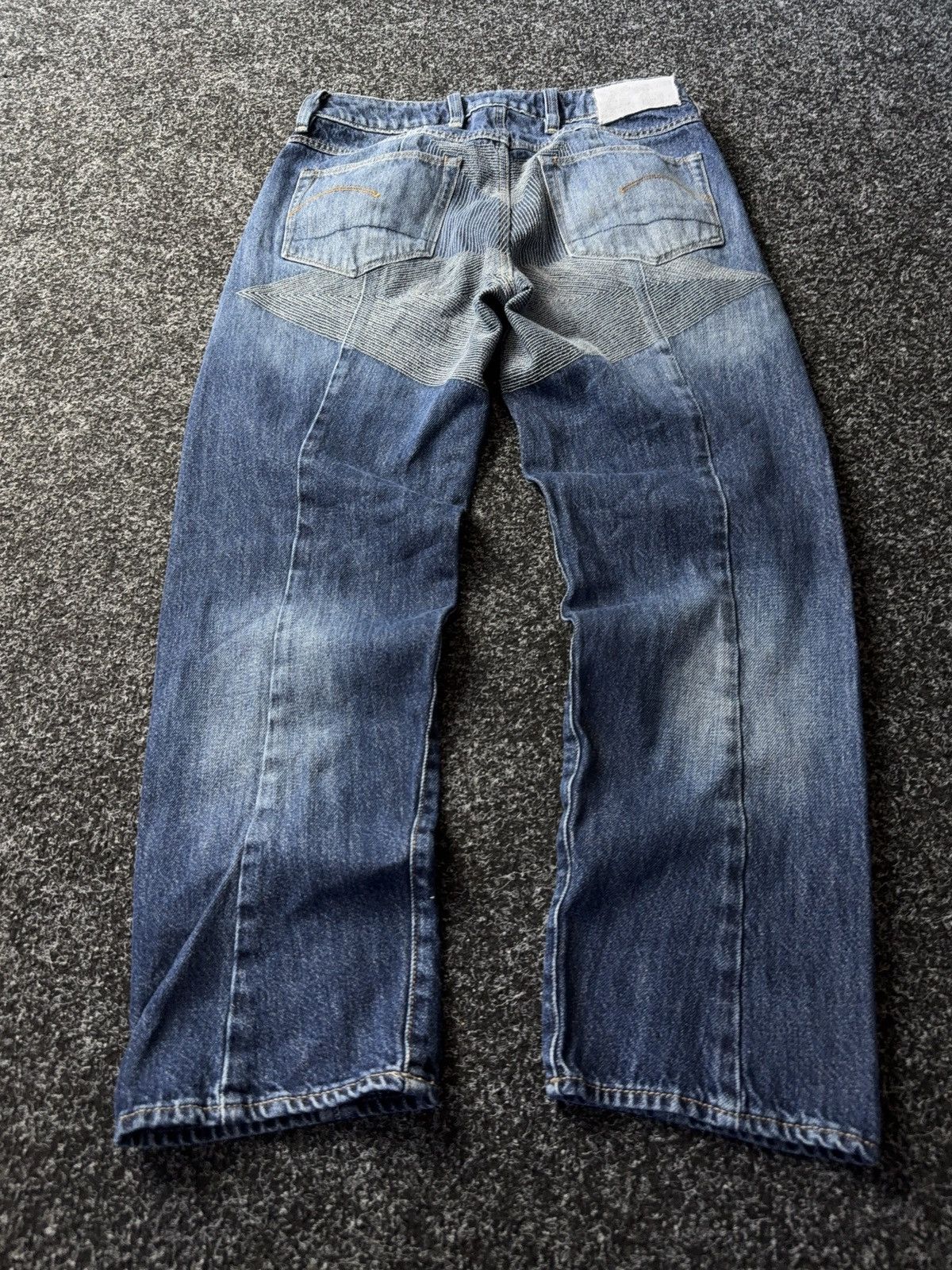 G-Star Vintage Retro Y2K 00s G-Star RAW Denim pants Jeans Size 27" / US 4 / IT 40 - 9 Thumbnail