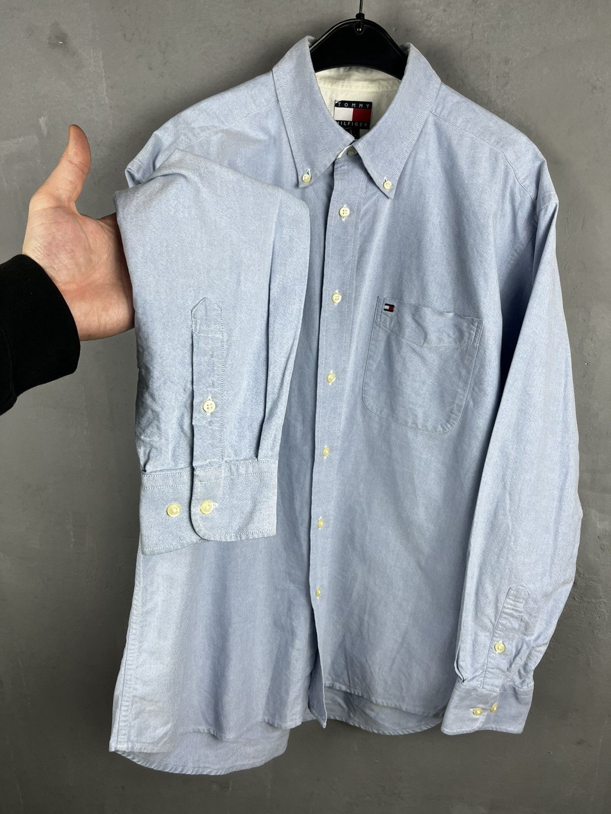 Tommy Hilfiger × Vintage Tommy Hilfiger vintage shirt Size US L / EU 52-54 / 3 - 6 Thumbnail