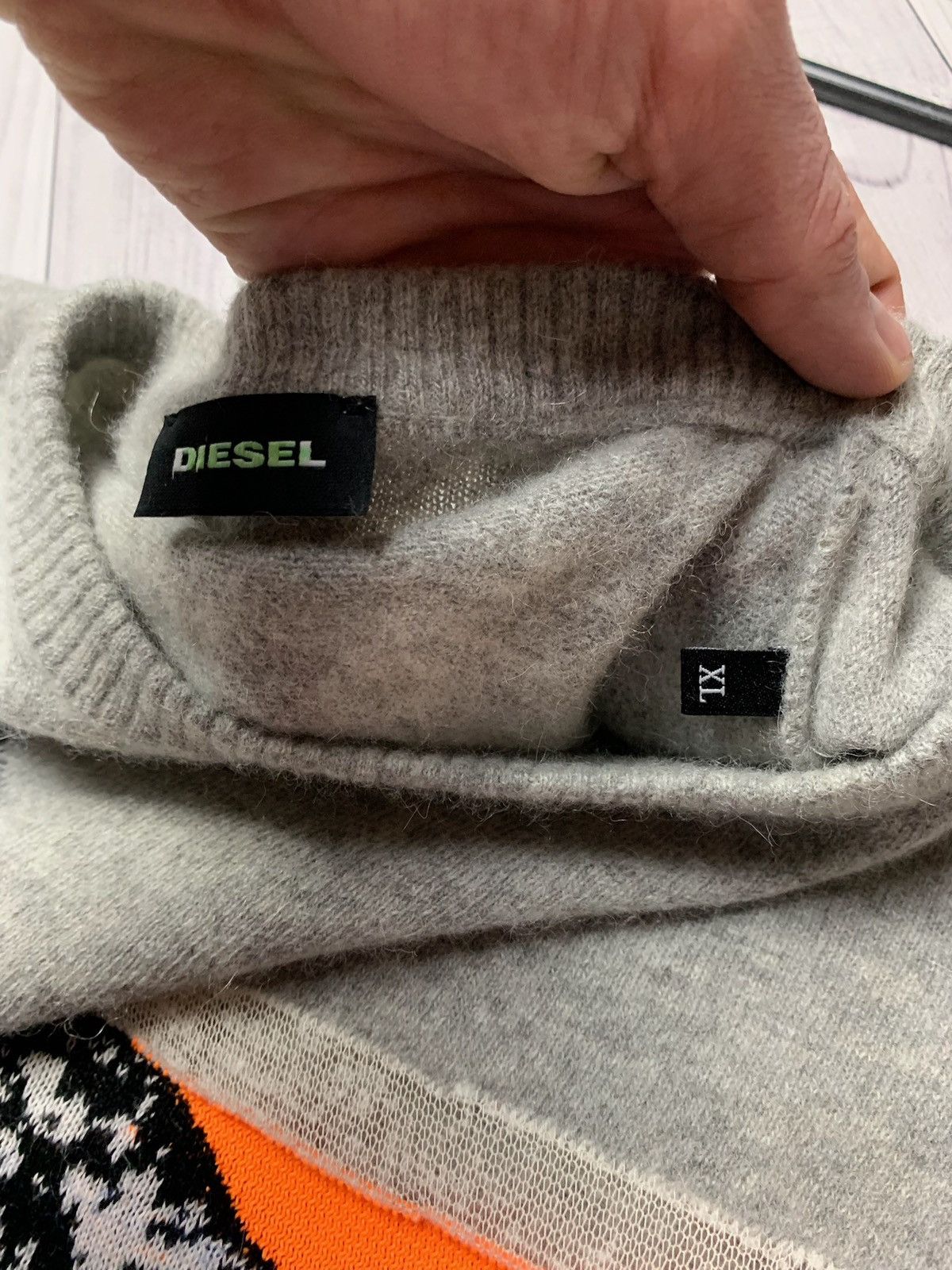 Diesel Diesel Sweater dinosaur wool rare size XL Size US XL / EU 56 / 4 - 4 Thumbnail