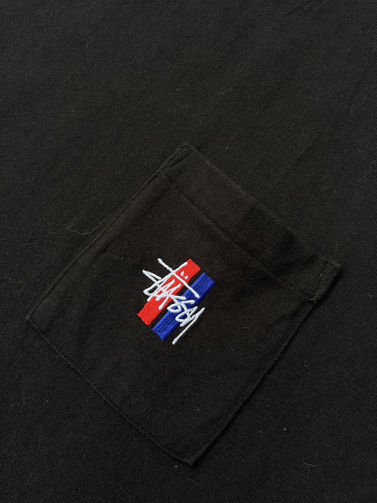 Hypebeast × Stussy Stussy Single Pocket Lazy Tee Size US M / EU 48-50 / 2 - 2 Thumbnail