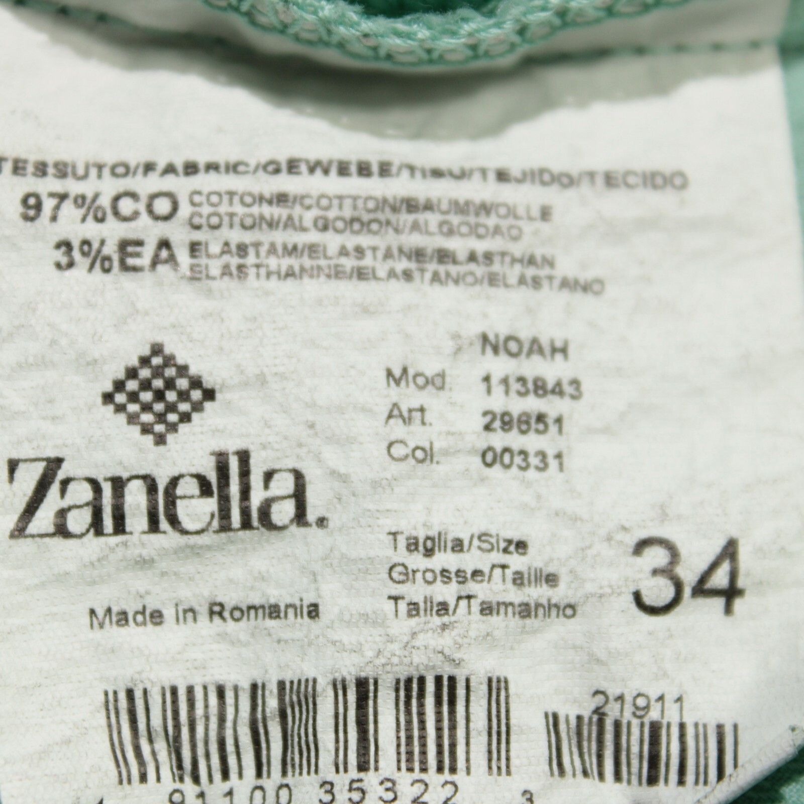 Zanella Zanella New with tags Chino Size 34 US In Green Size US 34 / EU 50 - 7 Thumbnail