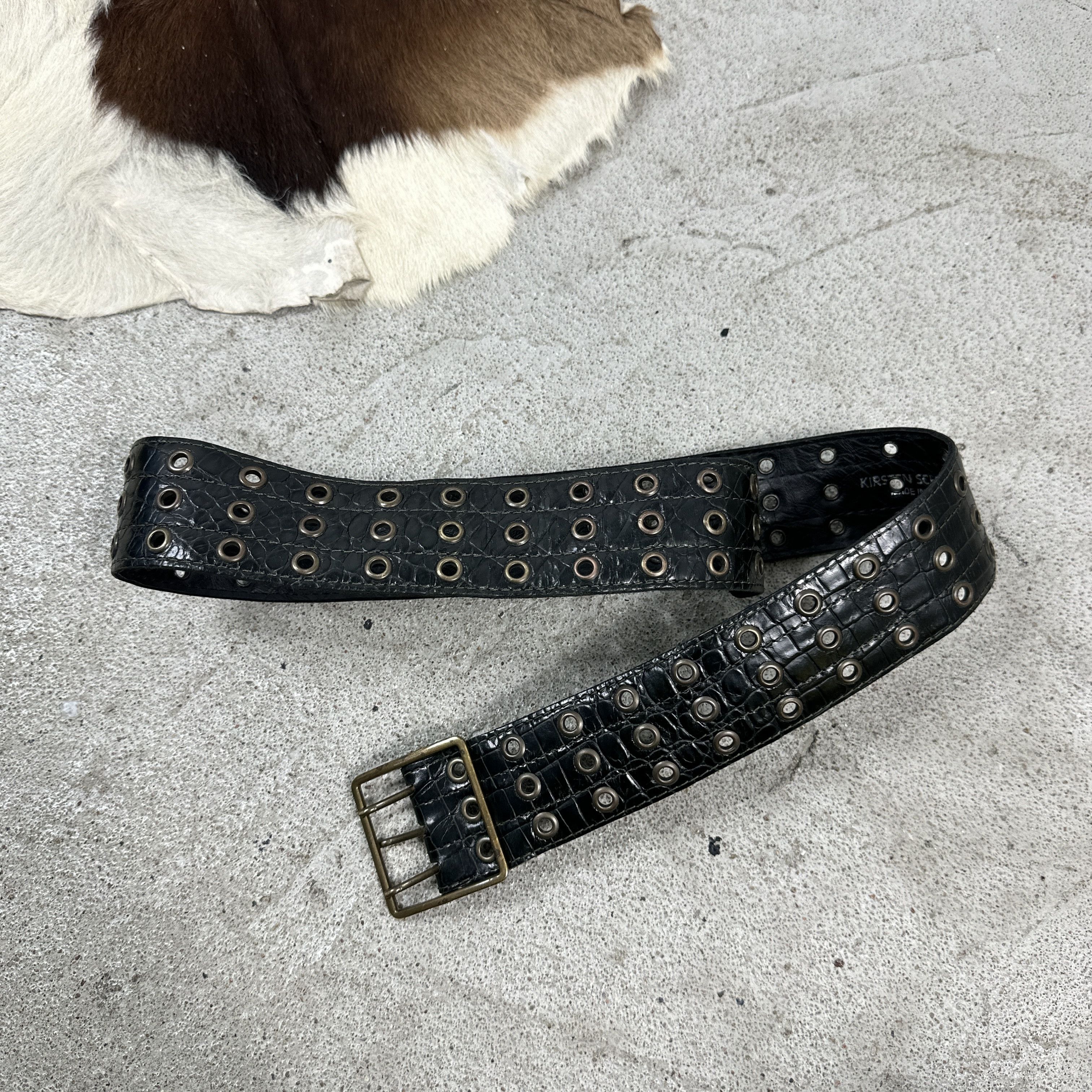 Vintage Studded Leather Belt Size ONE SIZE - 1 Thumbnail