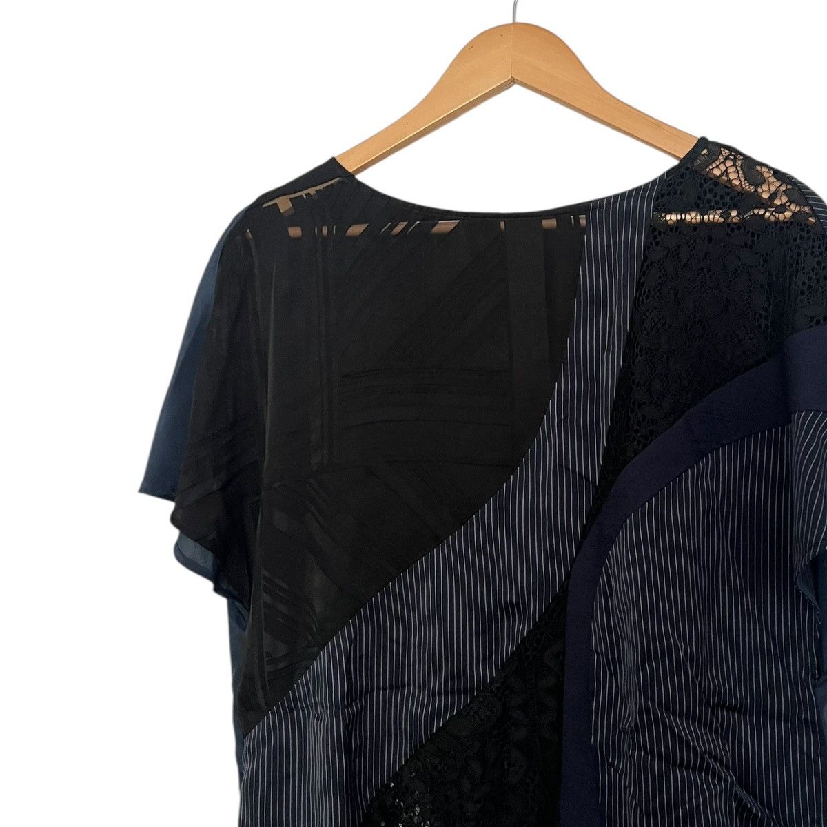 Japanese Brand Ritsuko shirahama mix pattern top Size M / US 6-8 / IT 42-44 - 2 Thumbnail