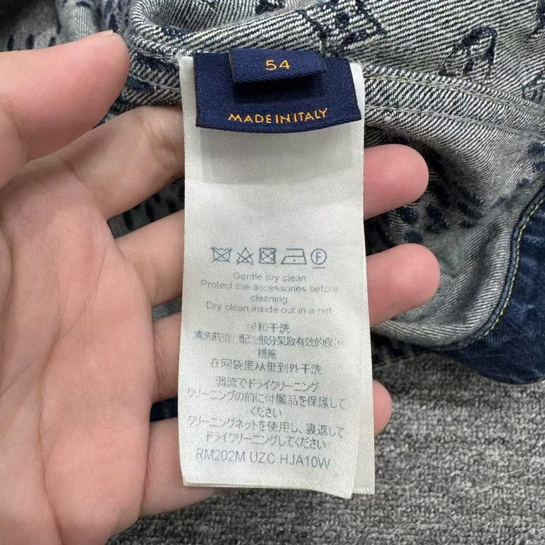 Louis Vuitton Louis Vuitton Blue Jean jacket 2501-Nextarrow Size US L / EU 52-54 / 3 - 6 Thumbnail