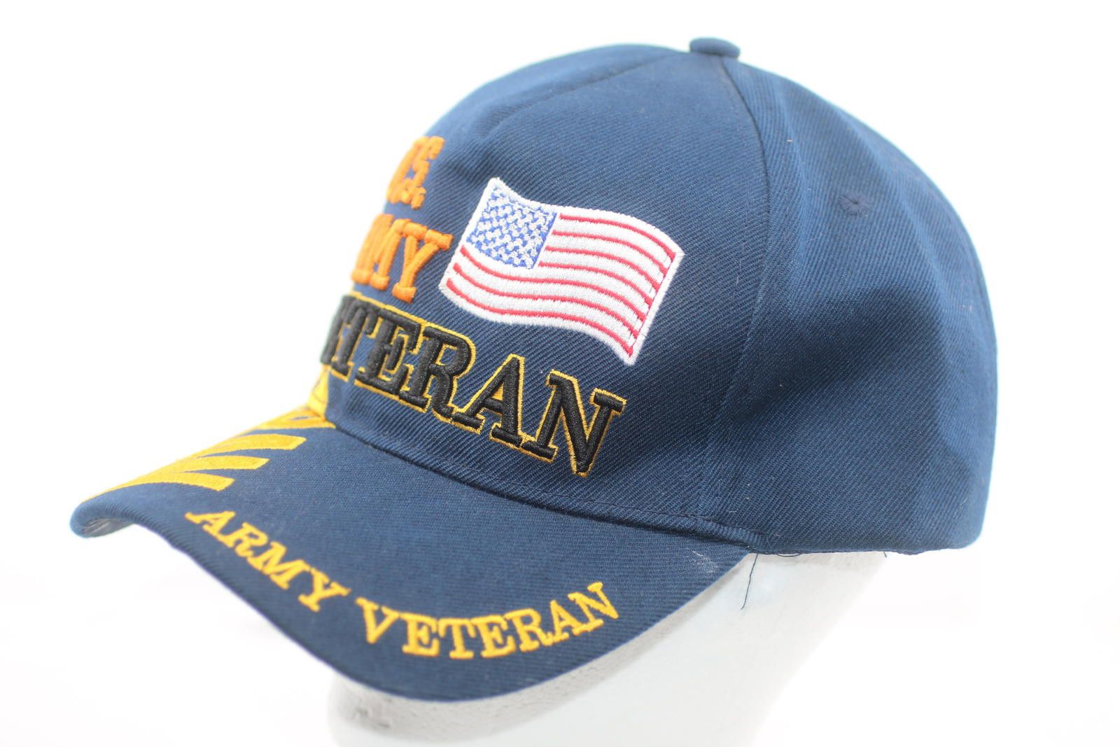 The Unbranded Brand U.S. Army Veteran Embroidered Navy Blue Cap Size ONE SIZE - 4 Thumbnail