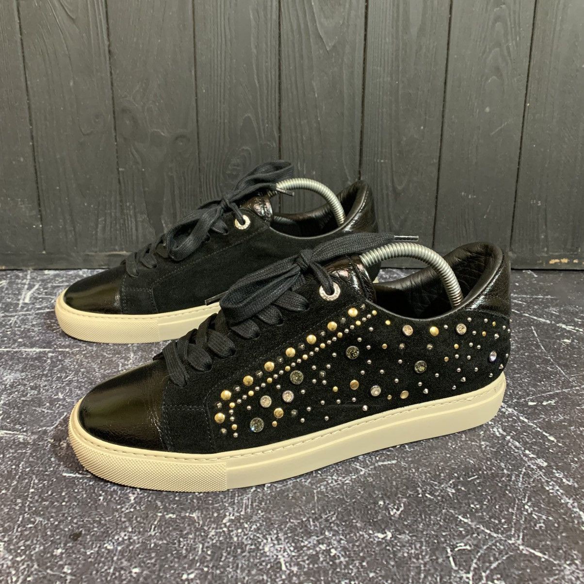 Zadig & Voltaire Zadig & Voltaire Sunshine Black Leather Sneakers 40 Size Size US 10 / IT 40 - 4 Thumbnail