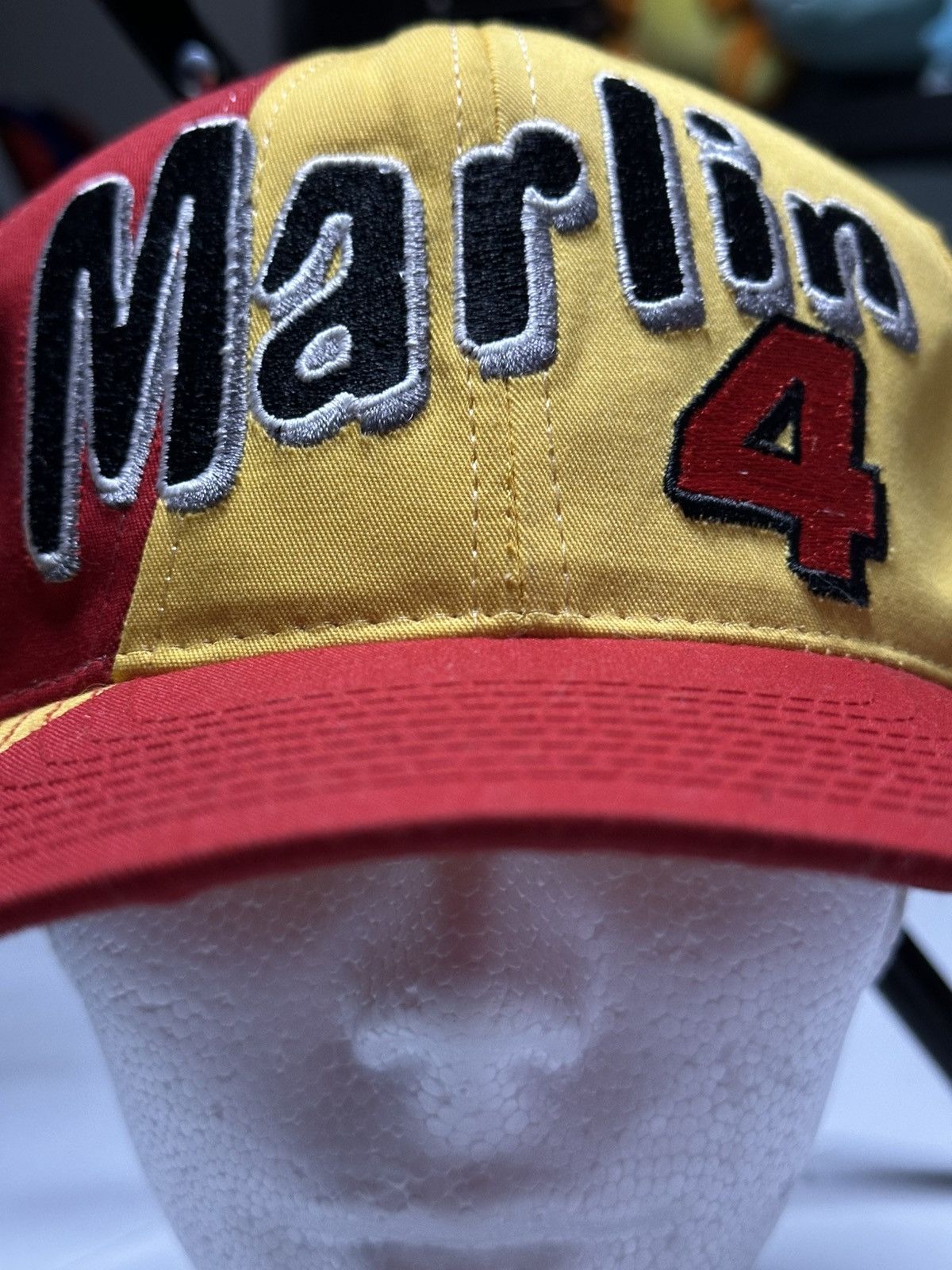 NASCAR vintage Sterling Marlin Kodak Film Racing NASCAR snapback Size ONE SIZE - 2 Thumbnail