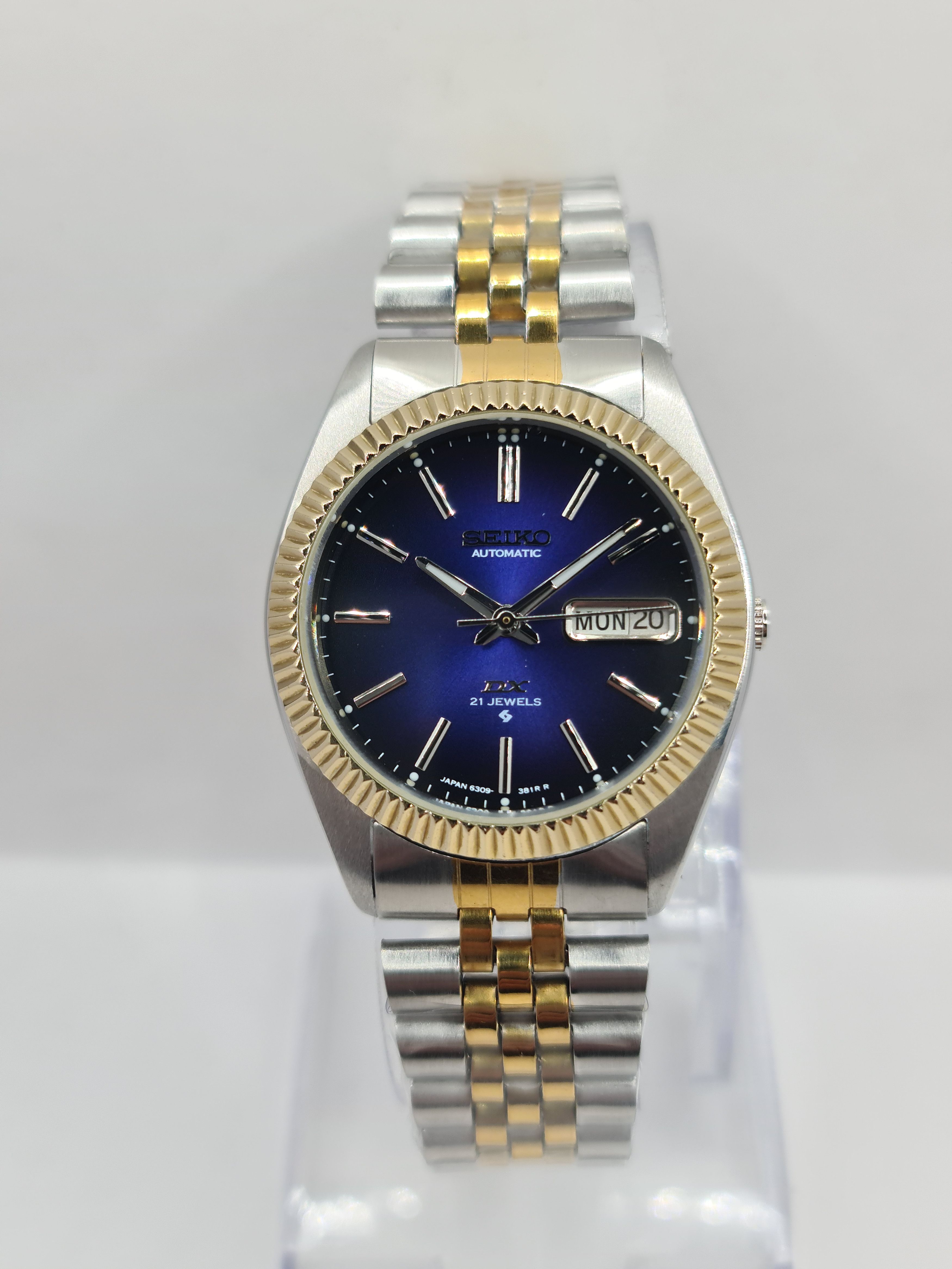 Japanese Brand × Seiko Seiko DX Automatic Fluted Bazel Day/Date Japan Size 36 - 6 Thumbnail
