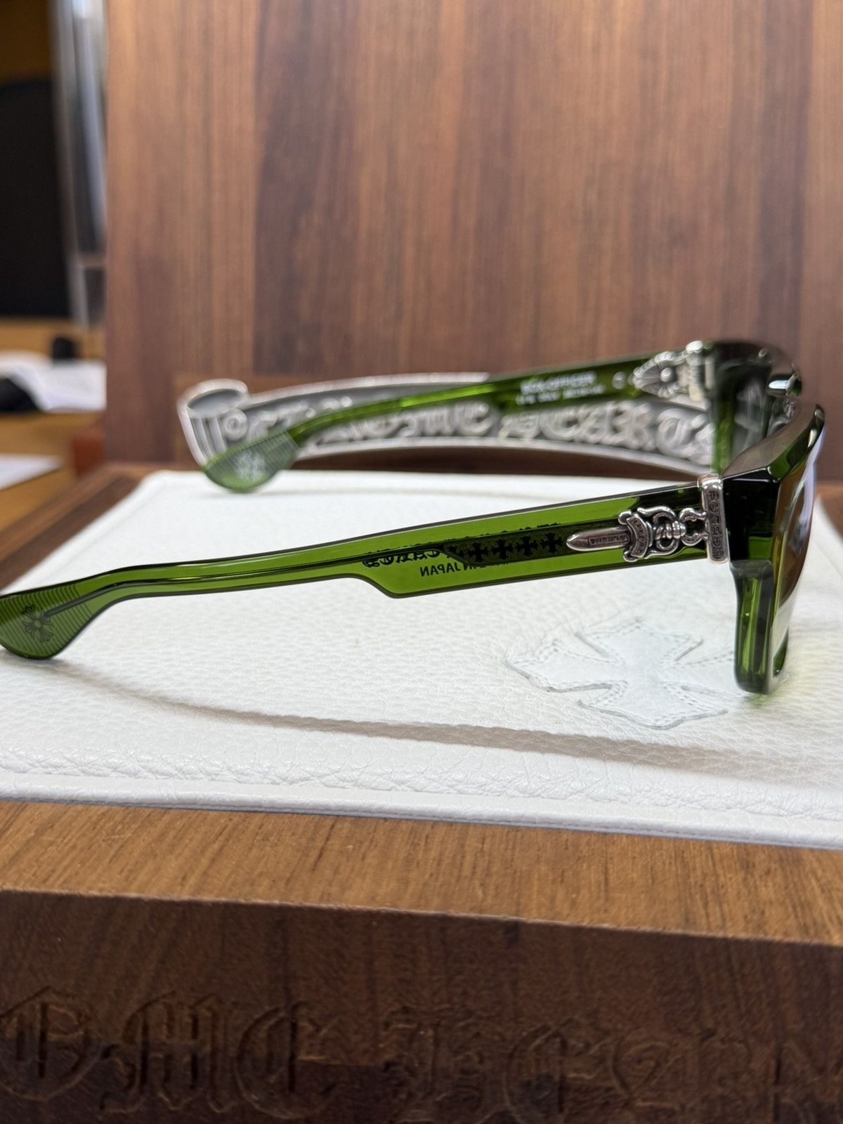 Chrome Hearts Chrome Hearts Box Officer Sunglasses Size ONE SIZE - 6 Thumbnail