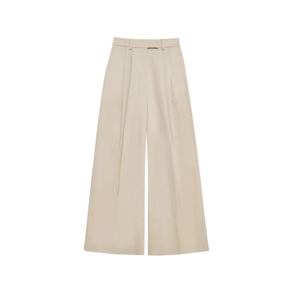 Anine Bing Anine Bing NEUTRALS Trousers - Palazzo Pants Size 30" / US 8 / IT 44 - 1 Thumbnail