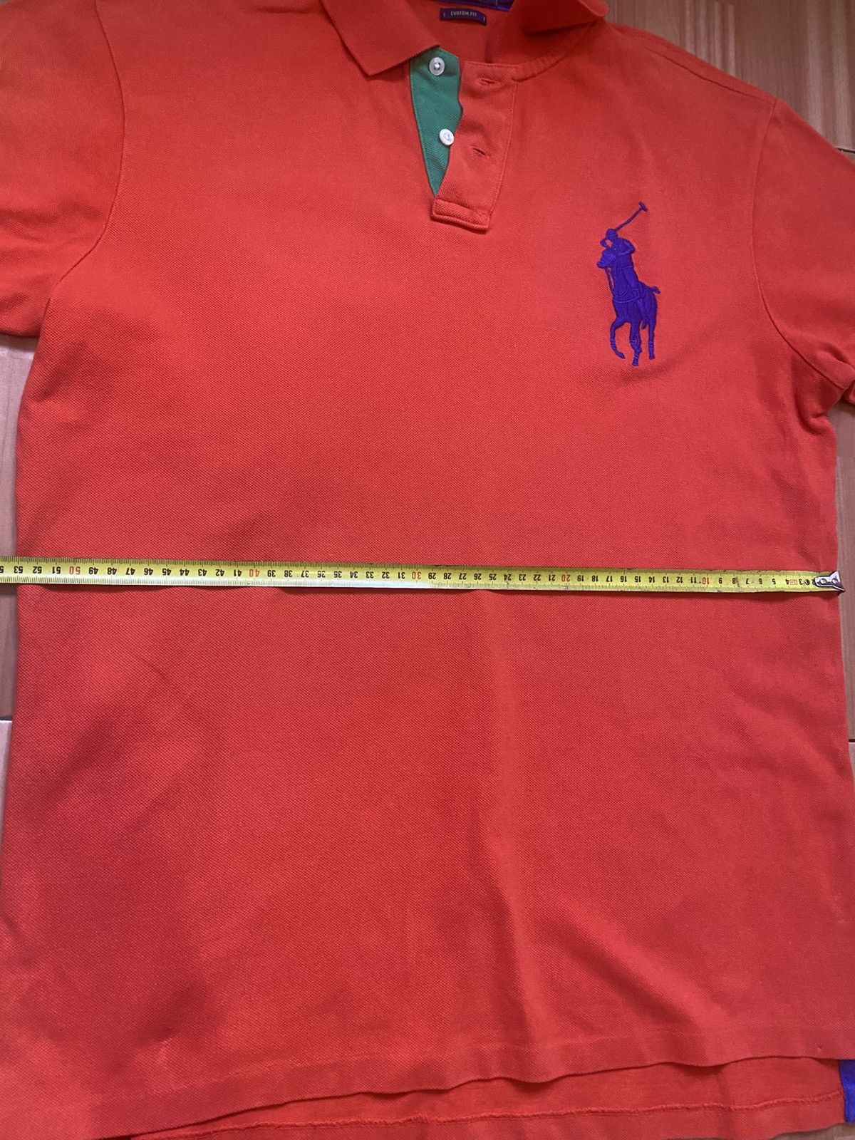 Polo Ralph Lauren × Ralph Lauren × Vintage Polo Ralph Lauren Men’s Polo Shirt Big Pony Orange Size US L / EU 52-54 / 3 - 15 Thumbnail