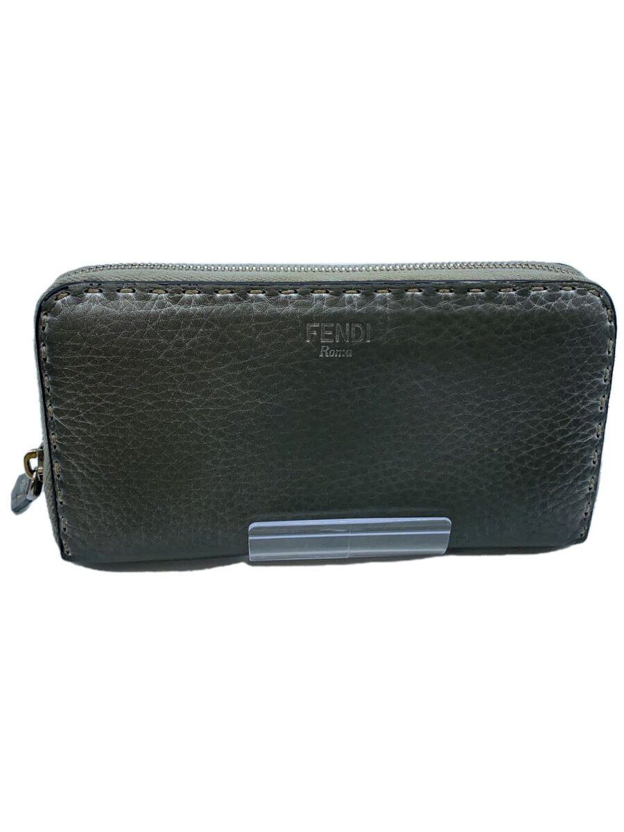 Fendi Fendi Leather Long Wallet Silver Size ONE SIZE - 1 Thumbnail