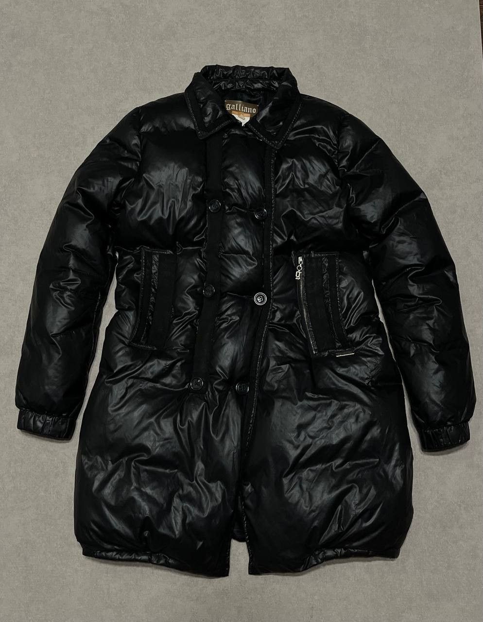 John Galliano John Galliano Women`s Down Puffer Coat Vintage Black Jacket Size M / US 6-8 / IT 42-44 - 1 Thumbnail