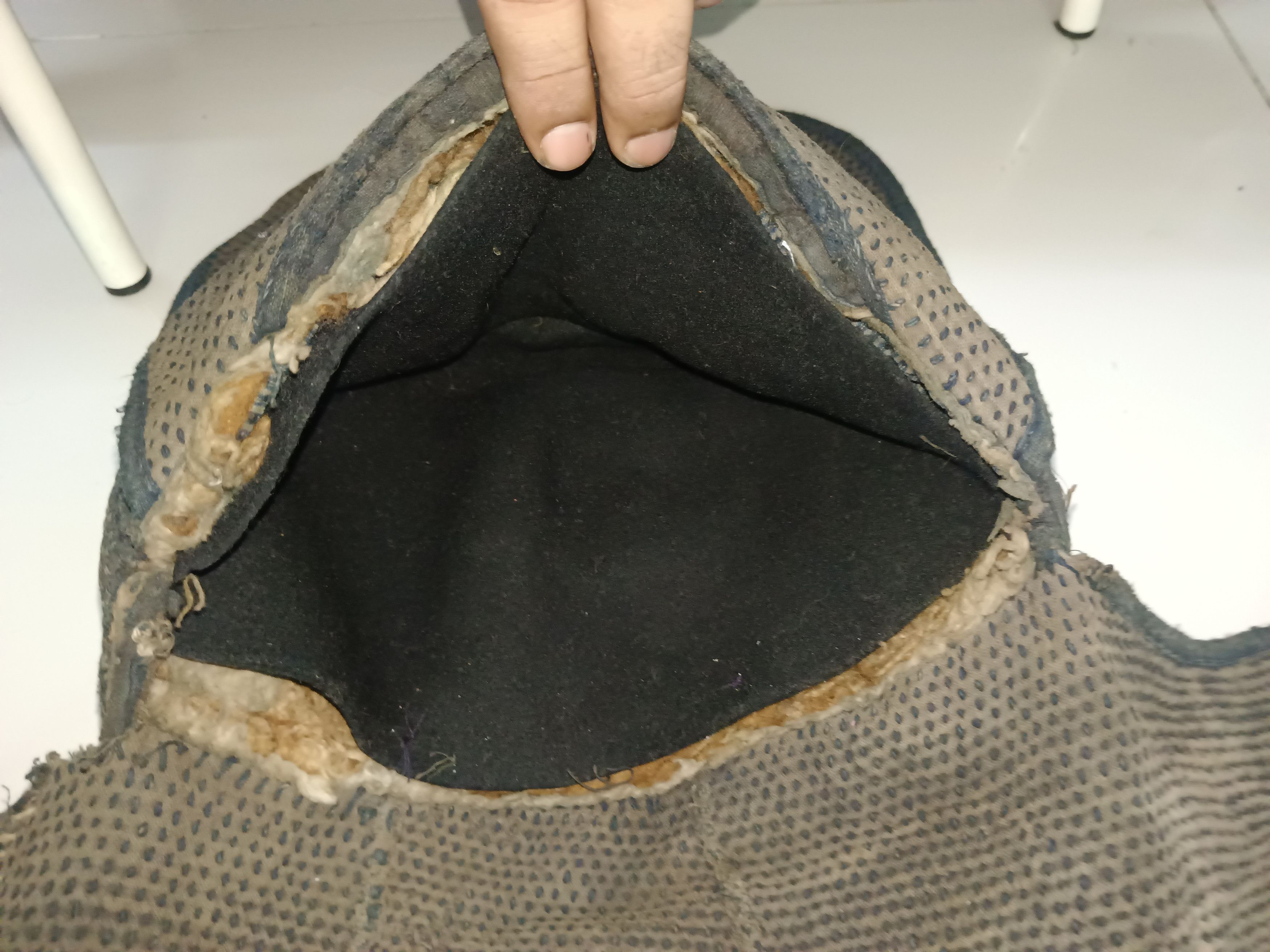Japanese Brand × Vintage Rare japanese fireman's Hat Era Meiji Sashiko Size ONE SIZE - 8 Thumbnail