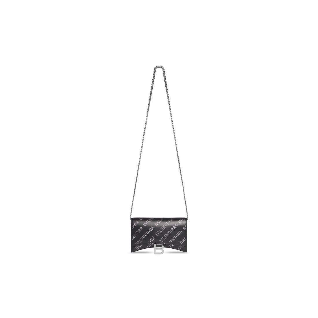 Balenciaga o1w1db10525 Size: OS / Hourglass Wallet On Chain Size ONE SIZE - 1 Thumbnail