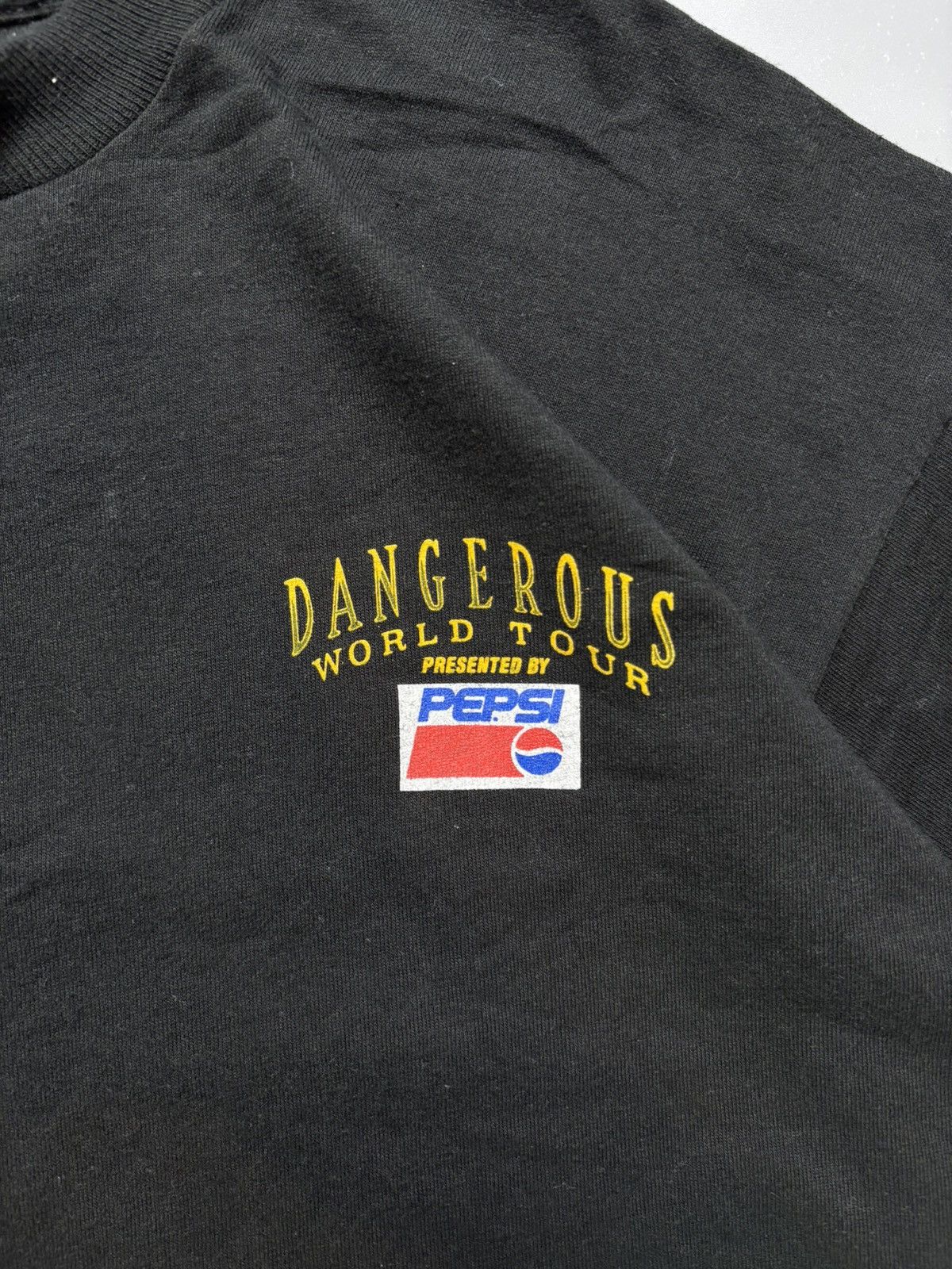 Michael Jackson × Pepsi × Vintage Michael Jackson – Dangerous World Tour x Pepsi tee 1992/3 Size US XL / EU 56 / 4 - 6 Thumbnail