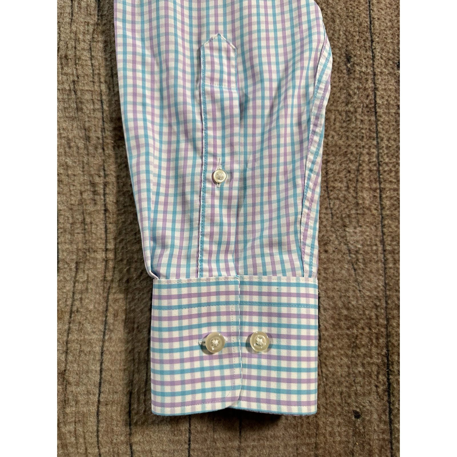 Peter Millar Peter Millar Summer Comfort Mens Med Long Sleeve Button Down Size US M / EU 48-50 / 2 - 6 Thumbnail