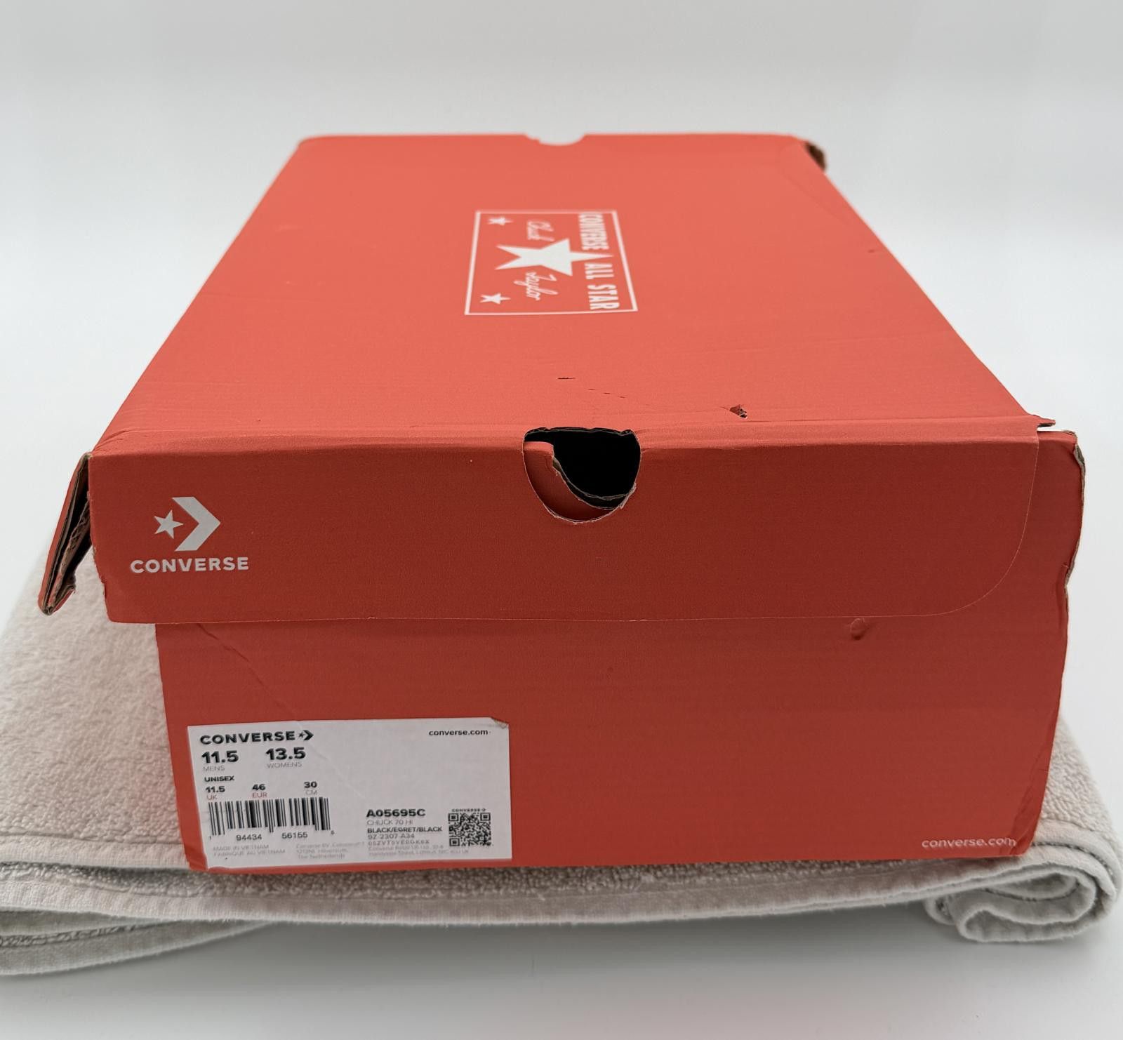 Converse Converse Chuck 70 Size 11.5 Style A05695C Black/Egret/Black Size US 11.5 / EU 44-45 - 8 Thumbnail