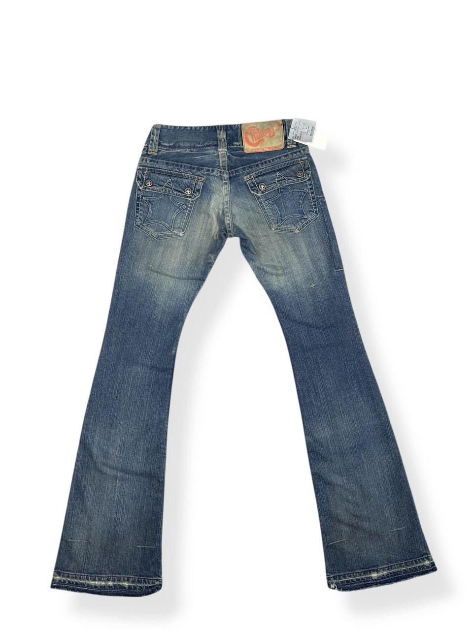 Hysteric Glamour Y2k Vintage Hysteric Glamour Patchwork Flare Blue Jeans Size 26" / US 2 / IT 38 - 3 Thumbnail