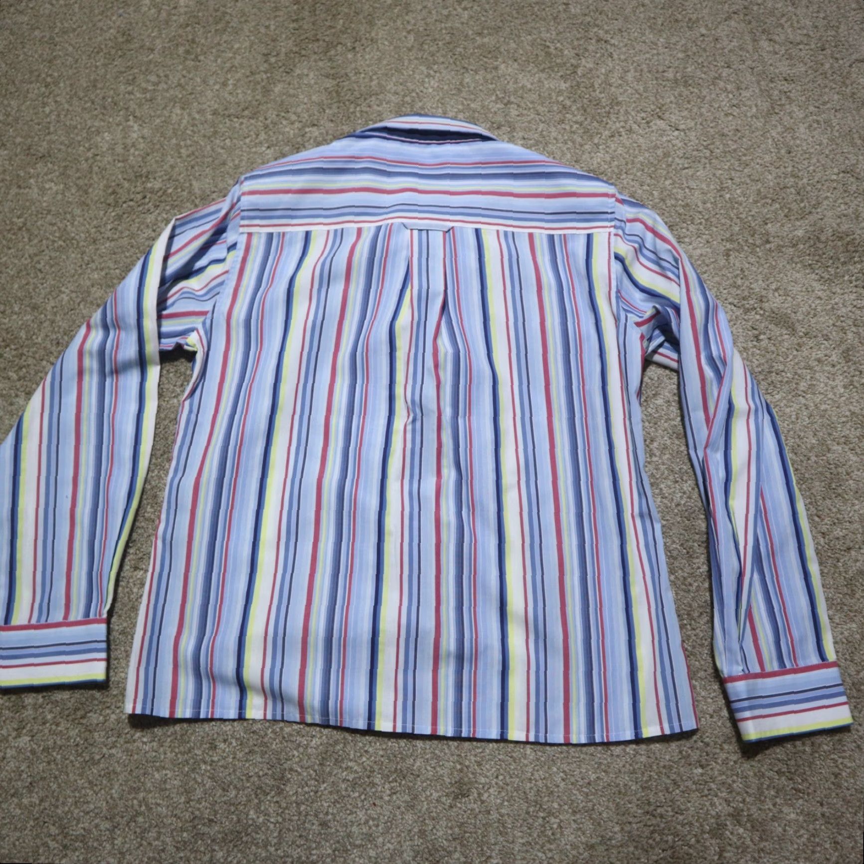 Orvis Orvis Shirt, Ladies Women, Multicolor Striped Button-Up Long Sleeve Size 6, Casual Outdoor All Seasons, Logo Accent, Cotton Polyester, Regular Fit Size M / US 6-8 / IT 42-44 - 8 Thumbnail