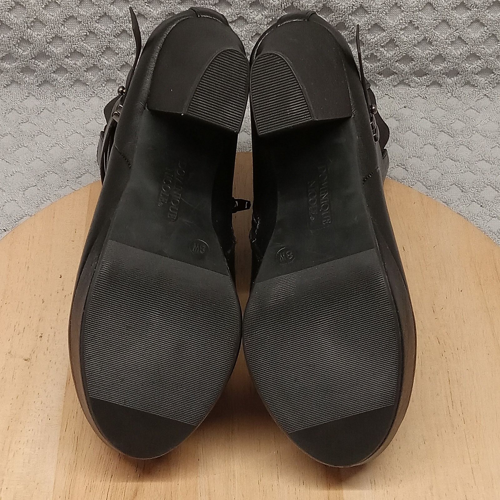 & Other Stories Dominique Nicole Saundra Boots 8W Black Platform Bootie Size US 8 / IT 38 - 6 Thumbnail