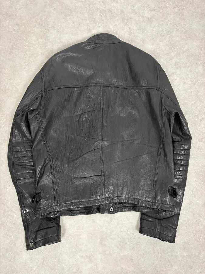 Armani 2000s Armani Prenium Black Leather Jacket Size US L / EU 52-54 / 3 - 6 Thumbnail