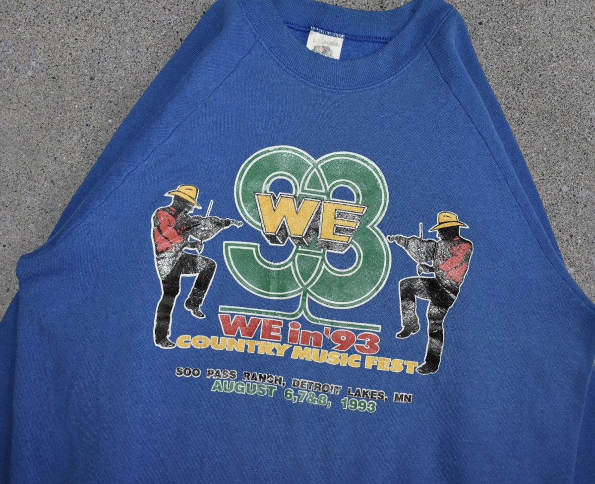 Vintage Vintage ‘94 Country Music Festival Minnesota Sweatshirt (L) Size US L / EU 52-54 / 3 - 3 Thumbnail