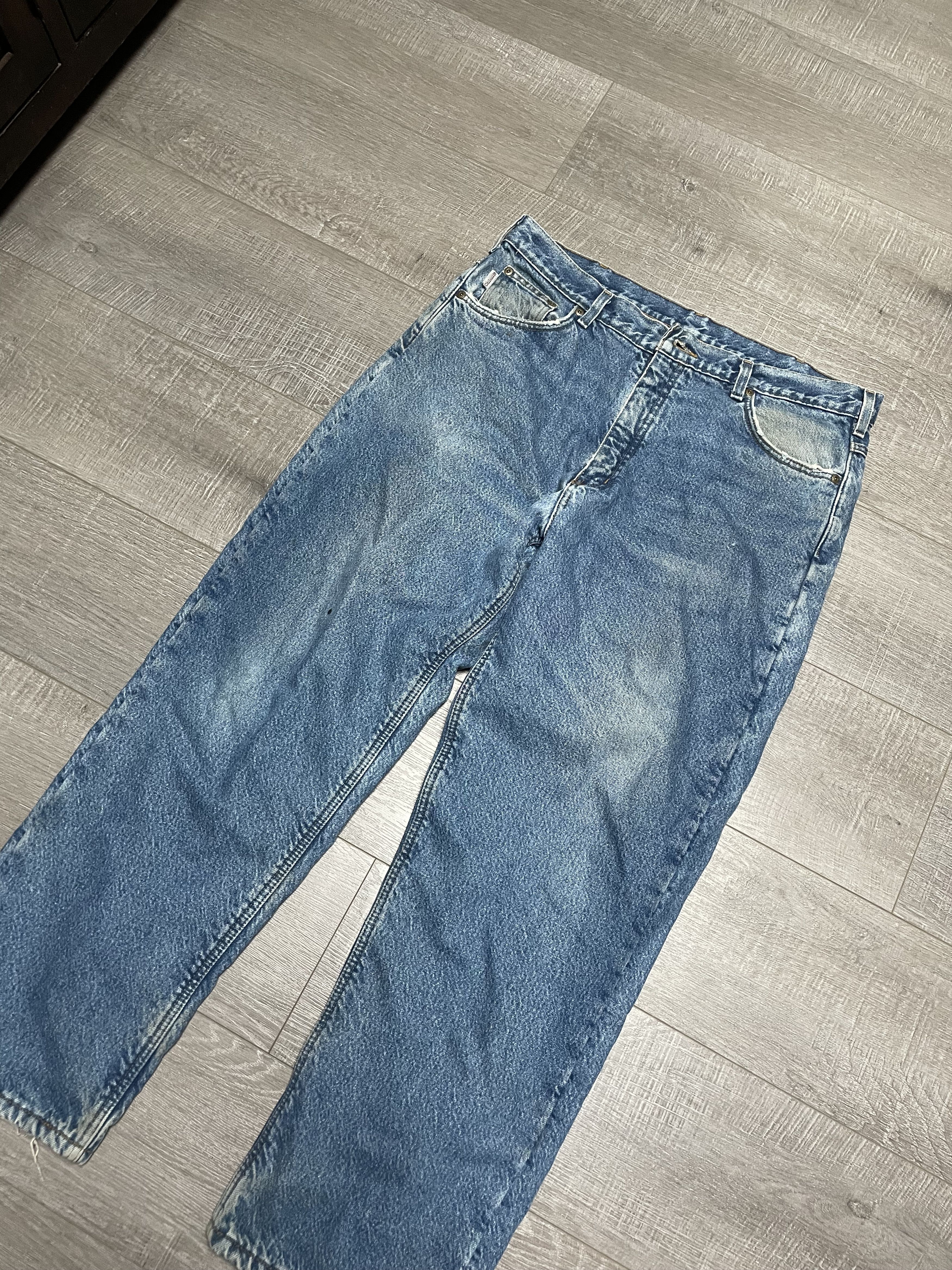 Carhartt Vintage Carhartt Fleece Lined Denim Jeans Mens 38x30 Size US 38 / EU 54 - 2 Thumbnail
