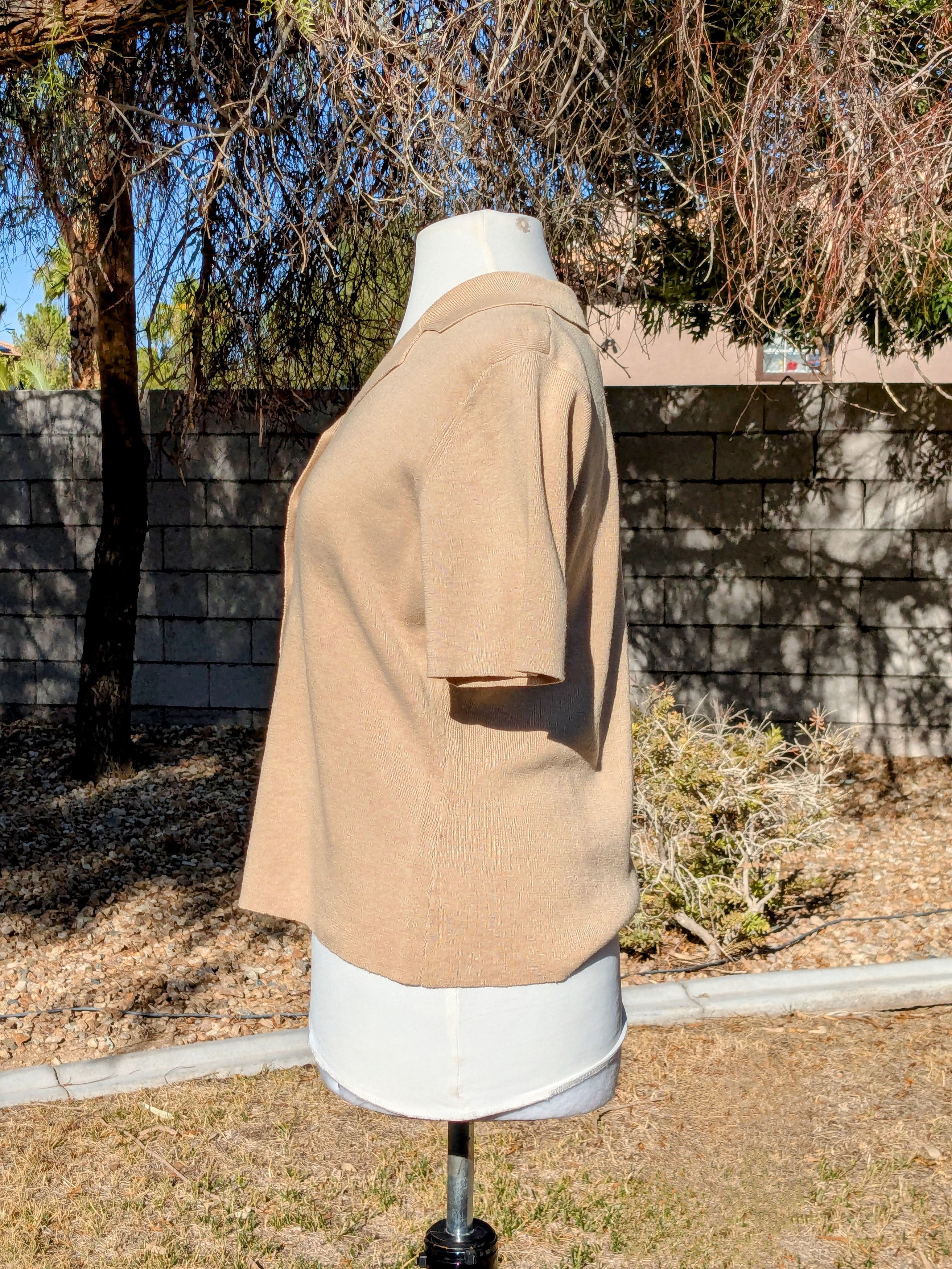 Vintage VTG Designers Originals Studio Button Ramie/Cotton Shirt Top Size L / US 10 / IT 46 - 2 Thumbnail
