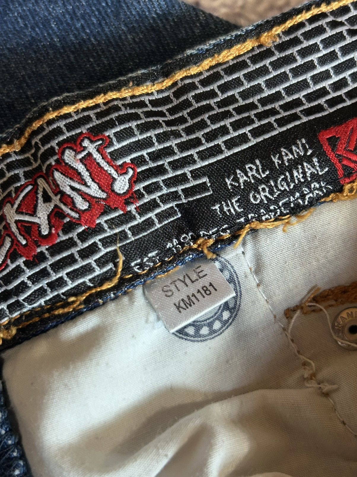 Vintage Karl Kani Vintage Very Rare Baggy Shorts Y2K Hip-Hop Sk8 Size US 28 / EU 44 - 8 Thumbnail