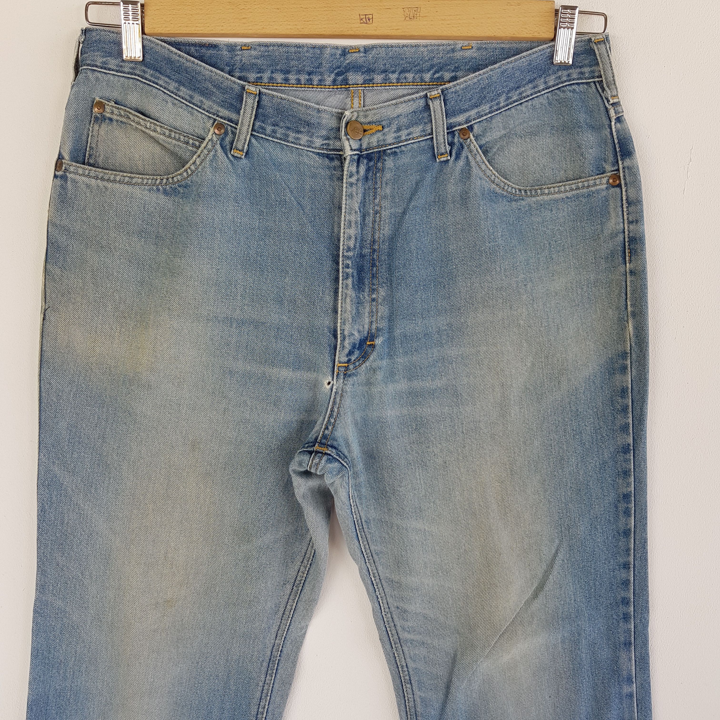 Lee Vintage 90s Lee Light Wash Jeans Lee Sanforized Denim Pants Size US 36 / EU 52 - 3 Thumbnail