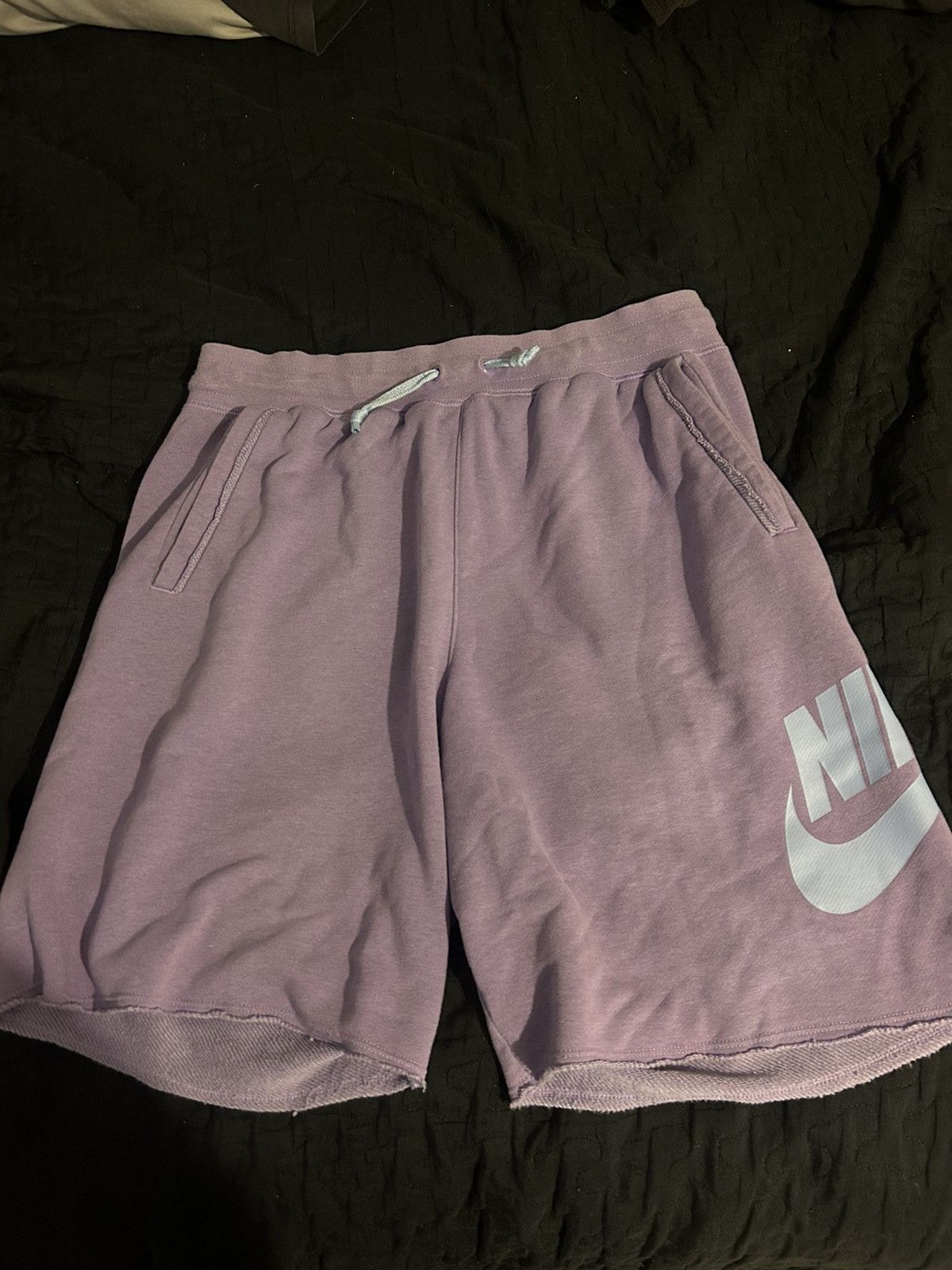 mens nike purple shorts