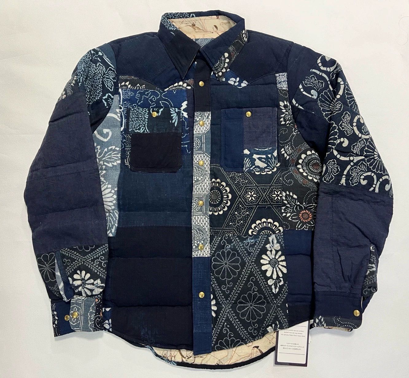 Visvim visvim 18 ict kerchief down jkt kofu Size US S / EU 44-46 / 1 - 1 Thumbnail