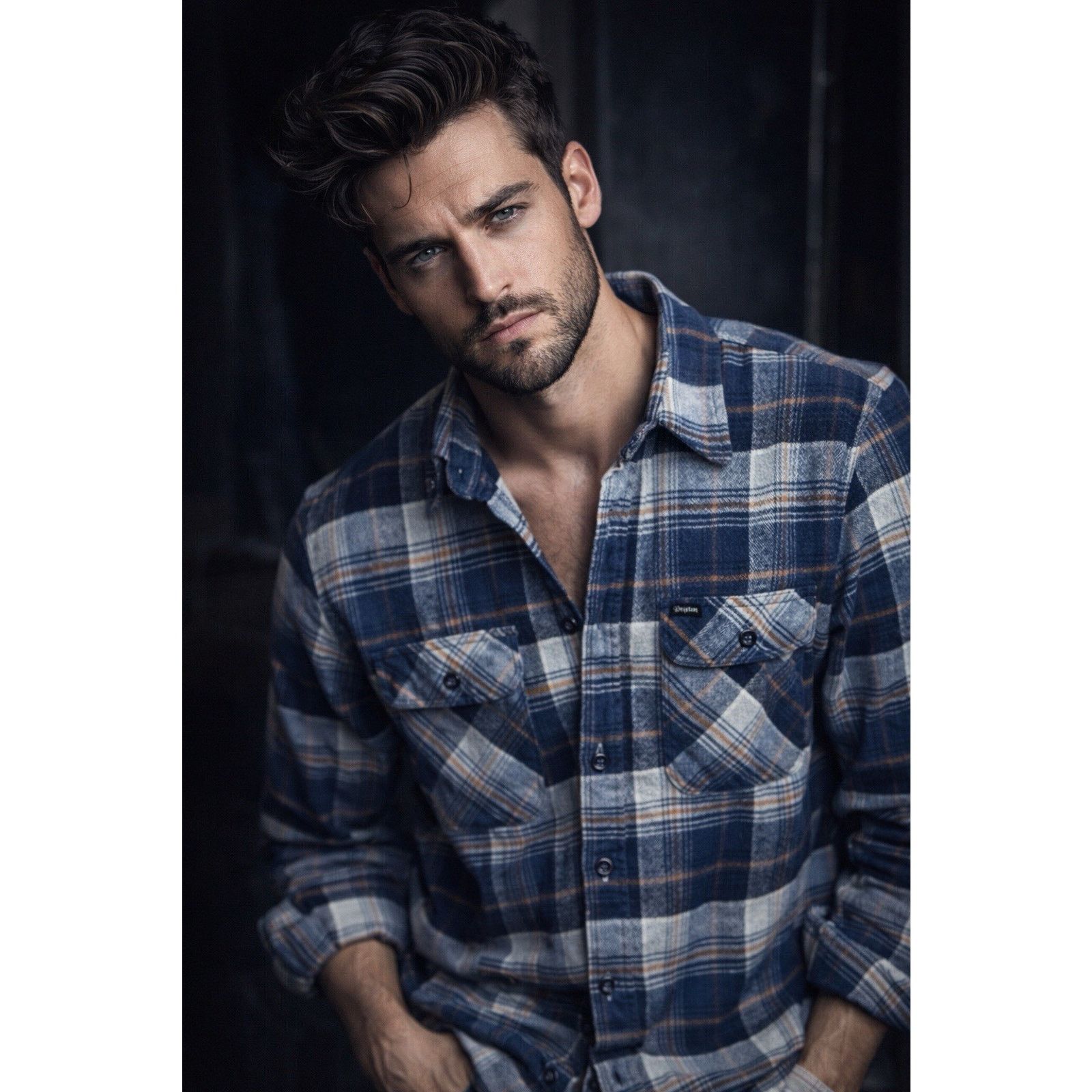 Brixton Brixton Bowery Long Sleeve Twill Cotton Plaid Shirt Sz L Size US L / EU 52-54 / 3 - 1 Thumbnail