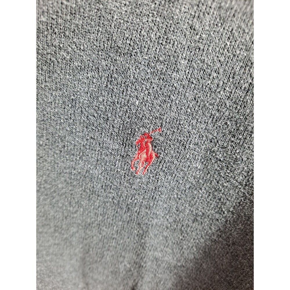 Polo Ralph Lauren Polo Ralph Lauren 1/4 Zip Pullover Sweater Red Pony Logo XL Size US XL / EU 56 / 4 - 4 Thumbnail