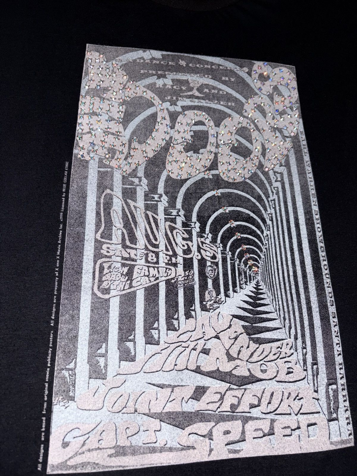A&G Rock Vtg A&G by Amal Geussous Doors Band Shirt rhinestone chrome Size US M / EU 48-50 / 2 - 5 Thumbnail