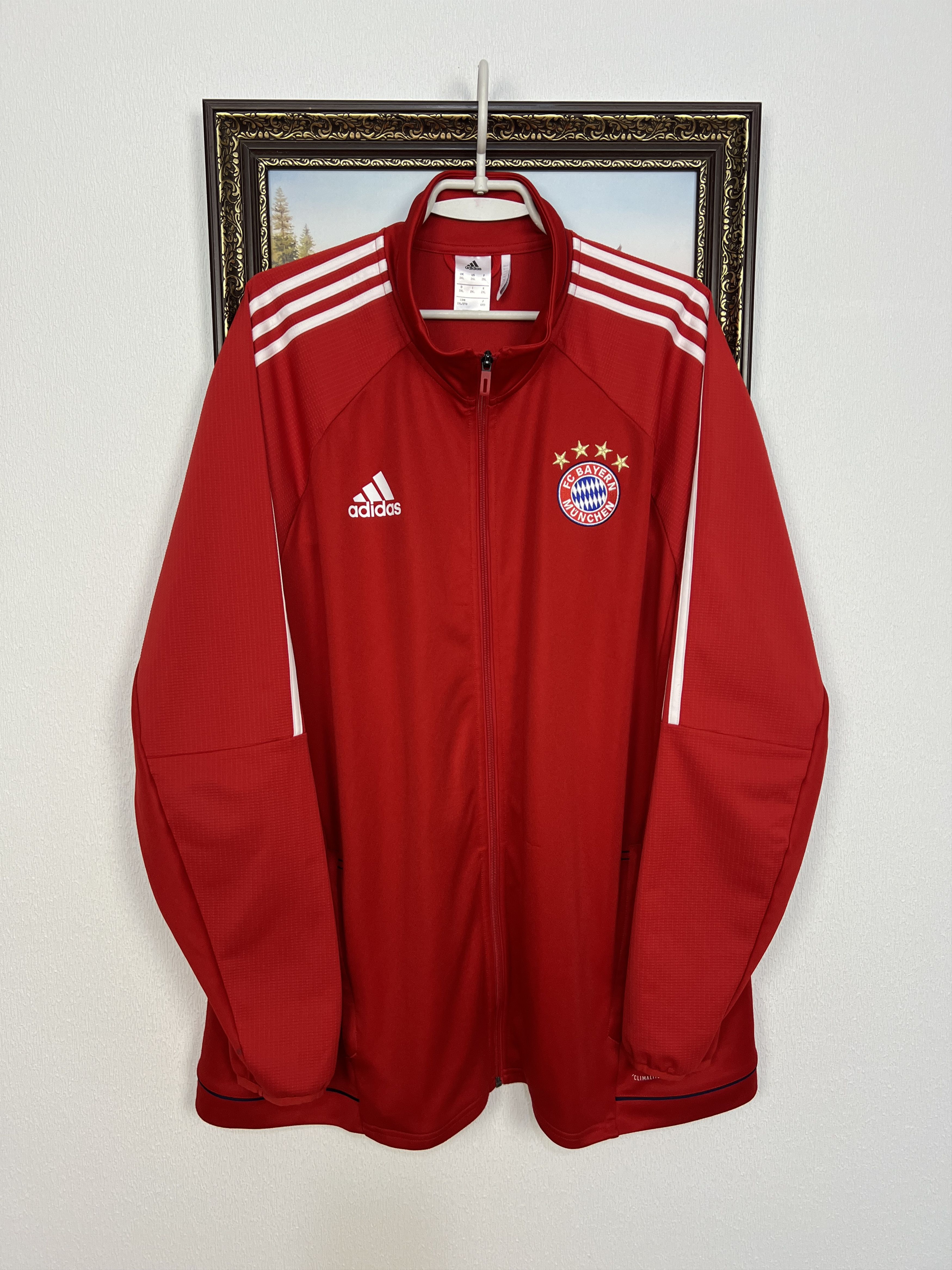 Adidas Originals Bayern Munich Football Jacket Soccer Track Top Size US XXL / EU 58 / 5 - 1 Thumbnail