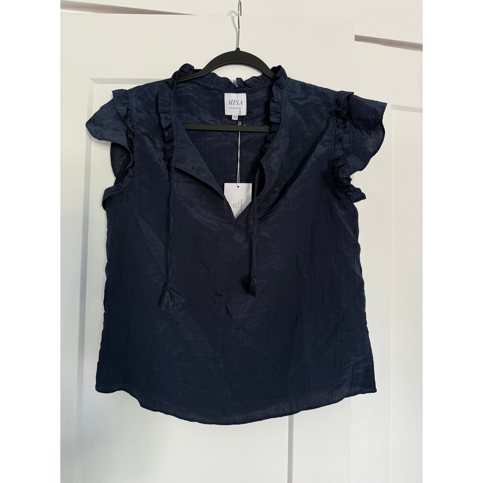 MISA Los Angeles $220 NEW Misa LA Basia Top - Midnight Navy - XS Size XS / US 0-2 / IT 36-38 - 3 Thumbnail