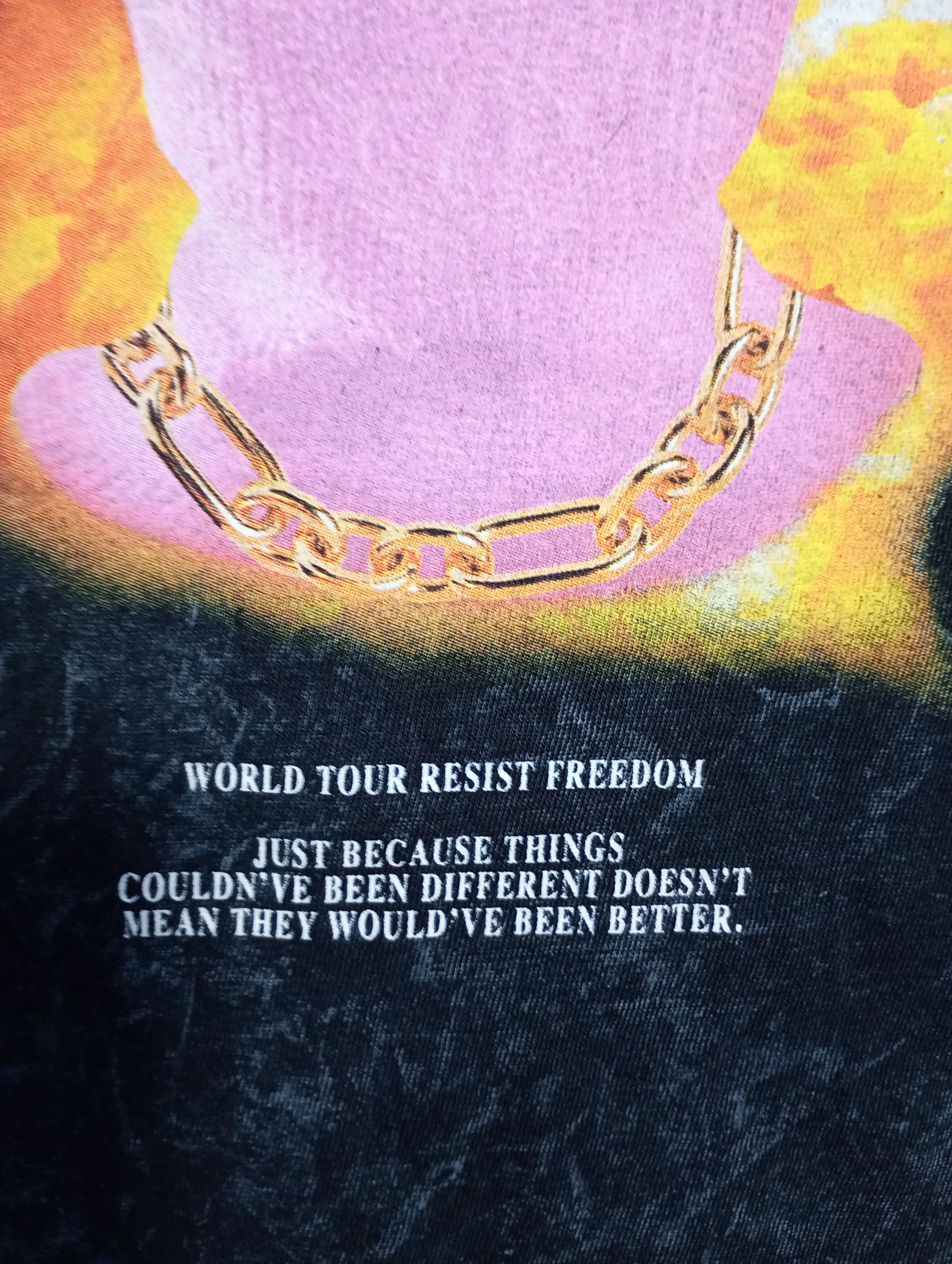 Vintage International World Tour Resist Freedom T-Shirt Size US L / EU 52-54 / 3 - 7 Thumbnail