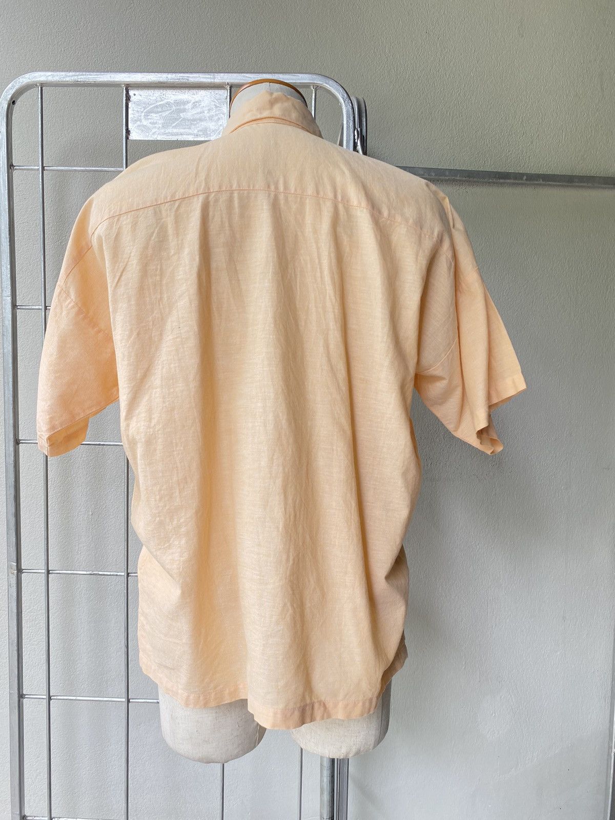 Designer NORMA KAMALI Vintage Peach Button-Up Shirt Size US XL / EU 56 / 4 - 13 Thumbnail