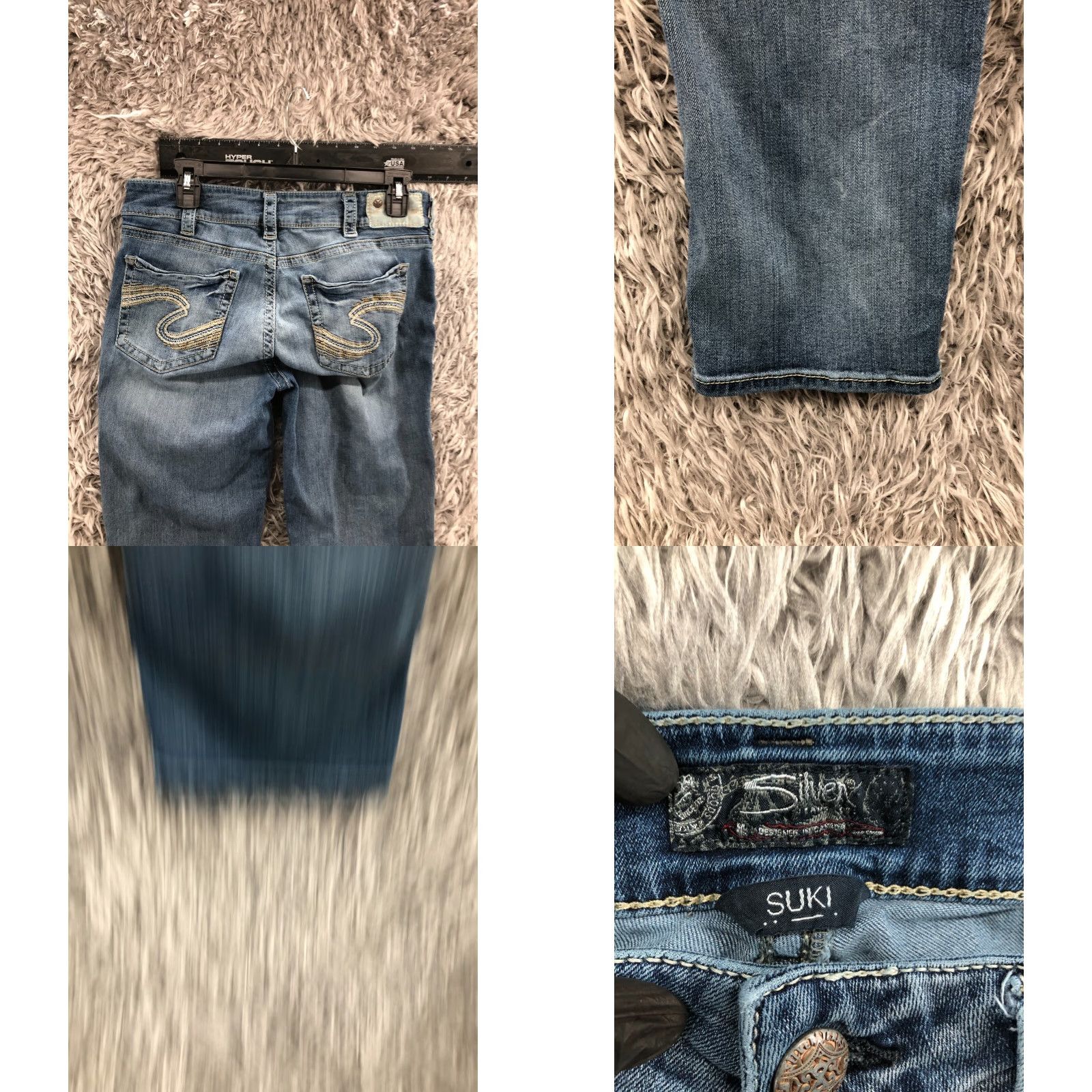 Silver Jeans Co. Silver Suki Capri Jeans Size 31 Womens Medium Wash Blue Size 24" / US 00 / IT 34 - 8 Thumbnail