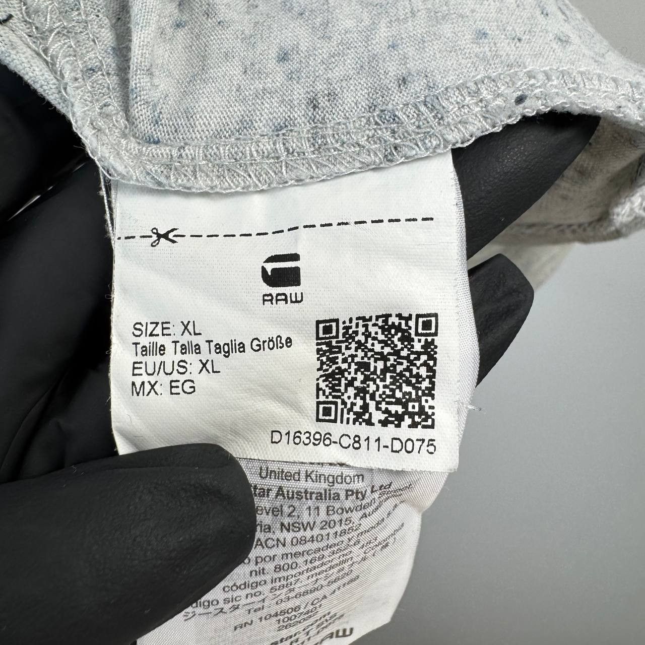G-Star G-Star RAW Speckled Grey Basic Logo T-Shirt Mens Size XL Size US XL / EU 56 / 4 - 6 Thumbnail