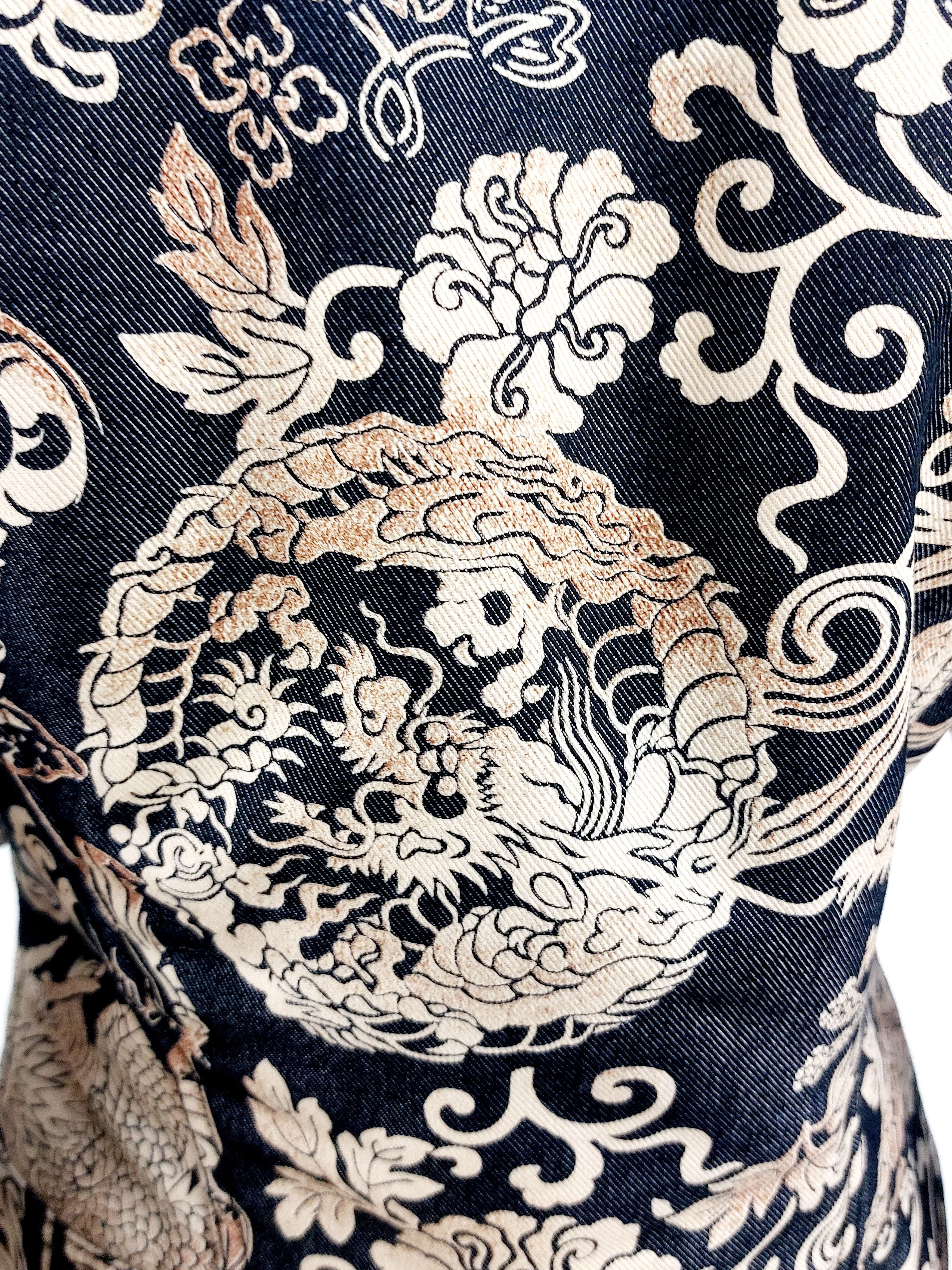 Kenzo Kenzo Jeans Japanese Asian Dragon Faux Fur Coat Jacket Size S / US 4 / IT 40 - 12 Thumbnail