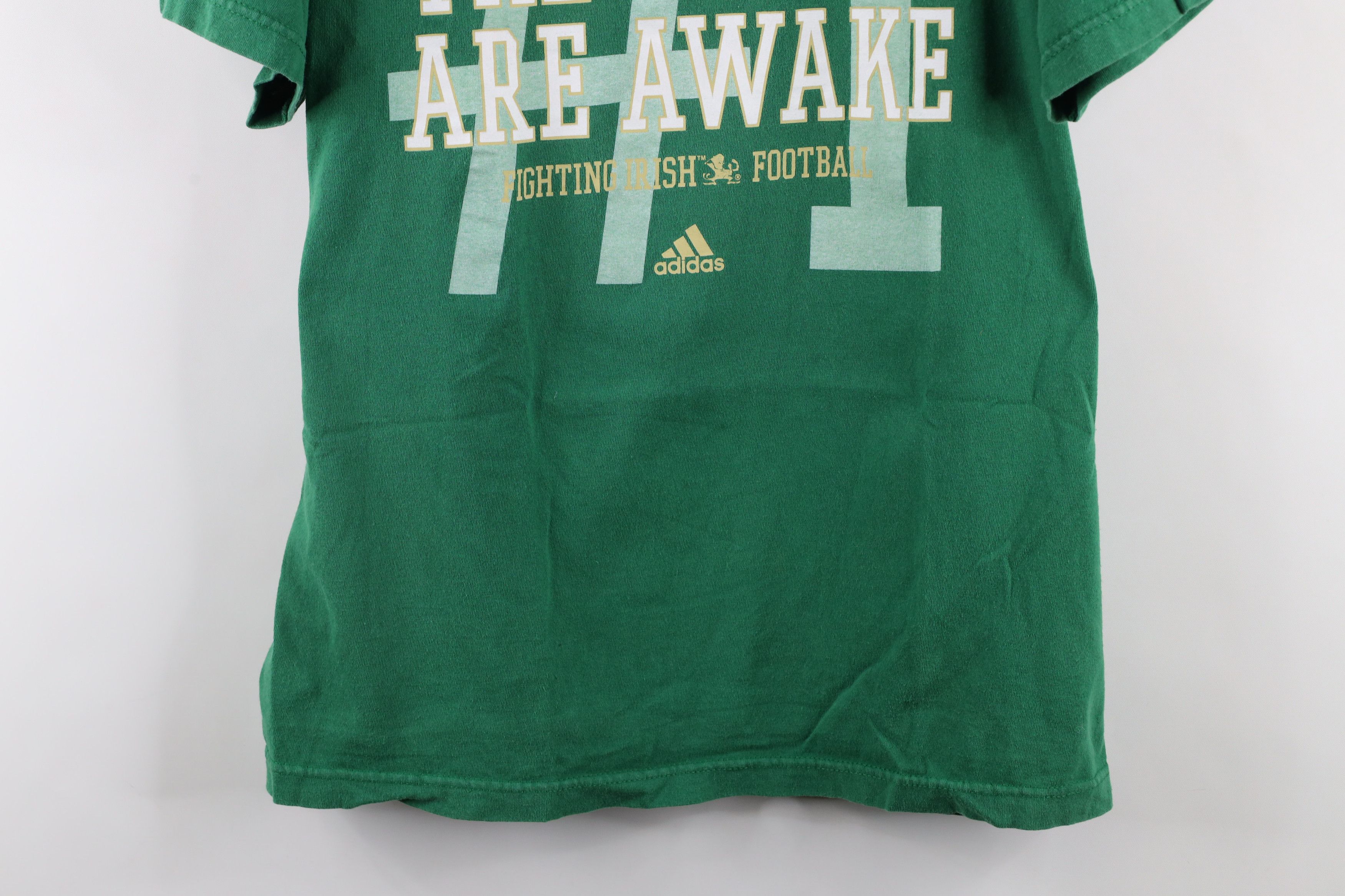 Adidas × Vintage Vintage Adidas Out Notre Dame University Football T-Shirt Size US L / EU 52-54 / 3 - 3 Thumbnail