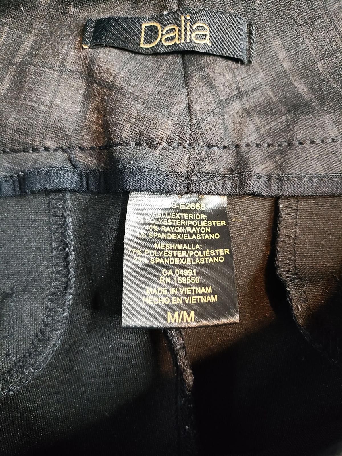 John Dalia Dalia Women's Gray Plaid Dress Pants Size 32" / US 10 / IT 46 - 6 Thumbnail