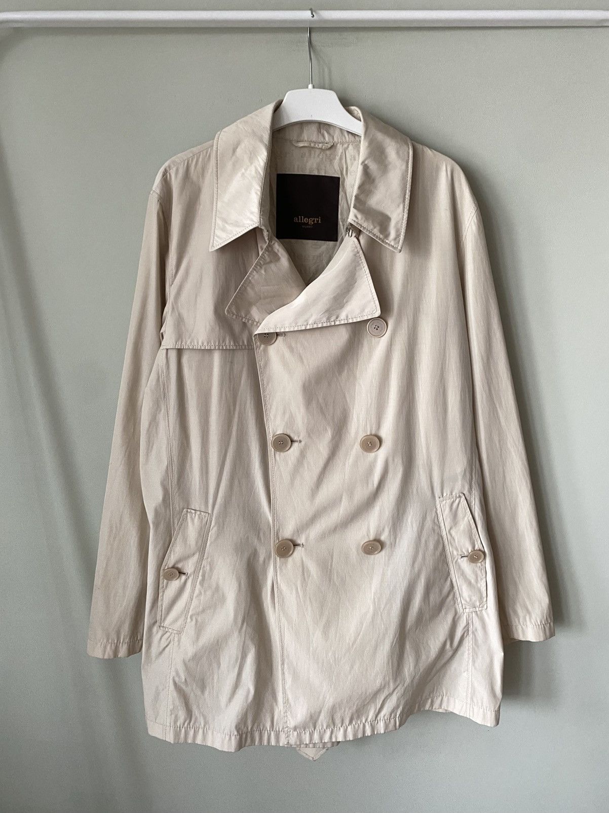 Allegri Allegri Nylon Trench shell Coat Size US L / EU 52-54 / 3 - 2 Thumbnail